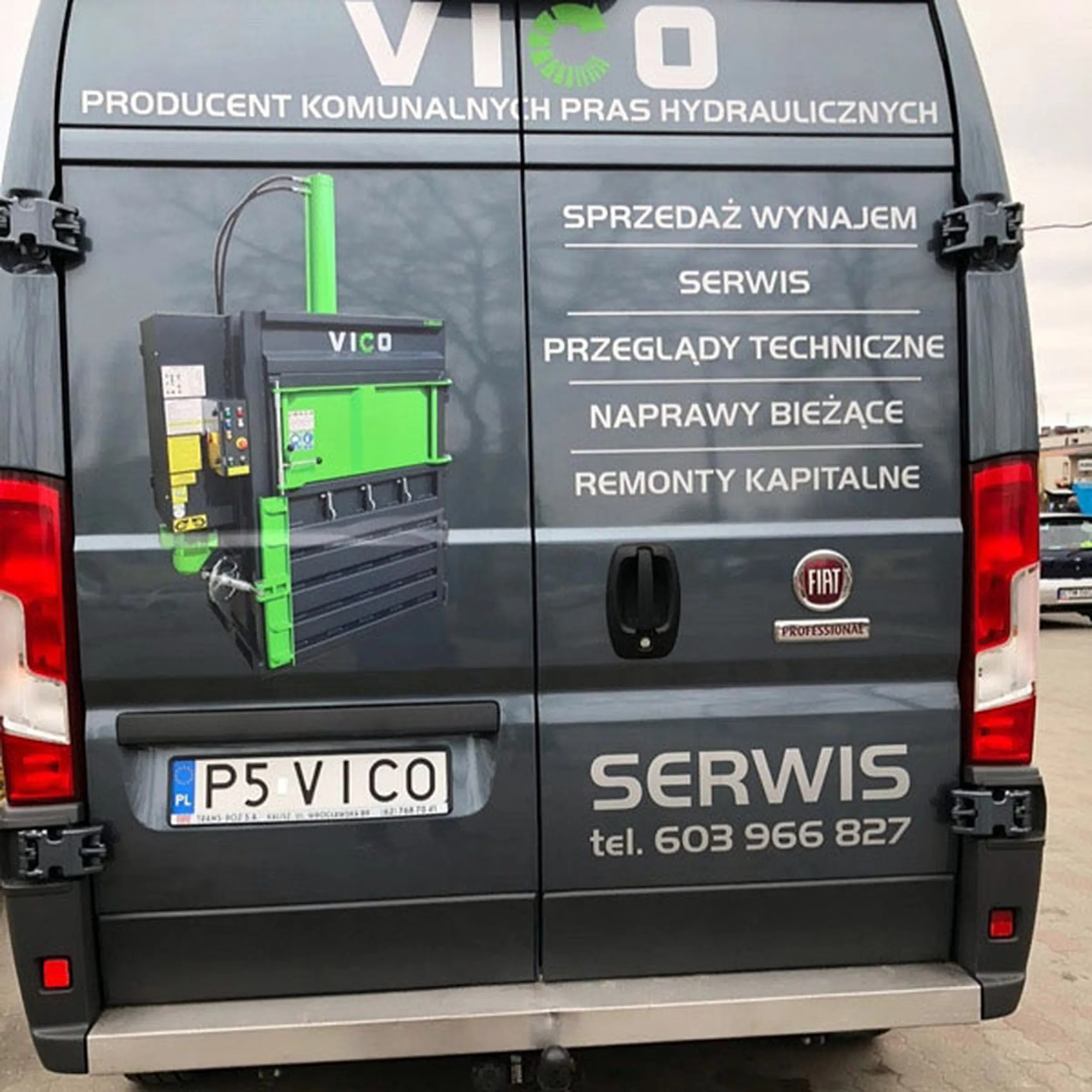 Fajny numer, blacha P5 VICO