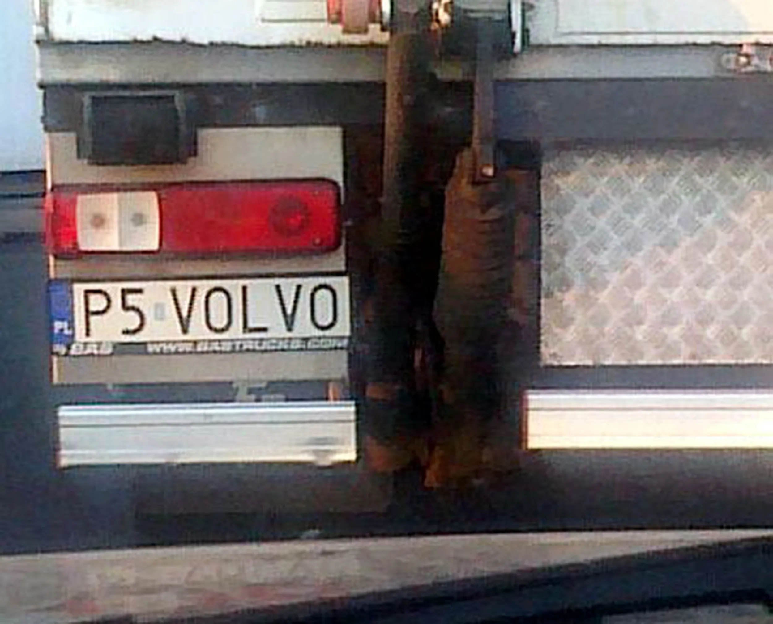 Fajny numer, blacha P5 VOLVO