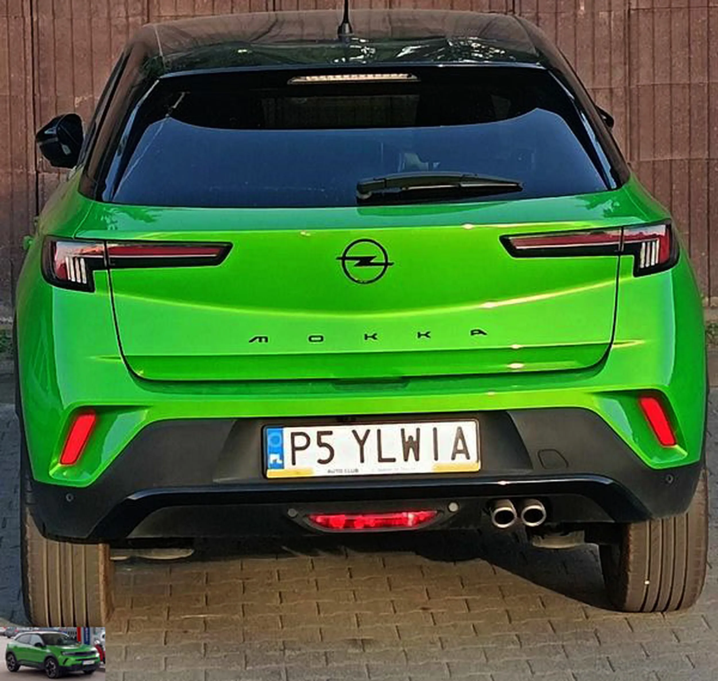 Fajny numer, blacha P5 YLWIA