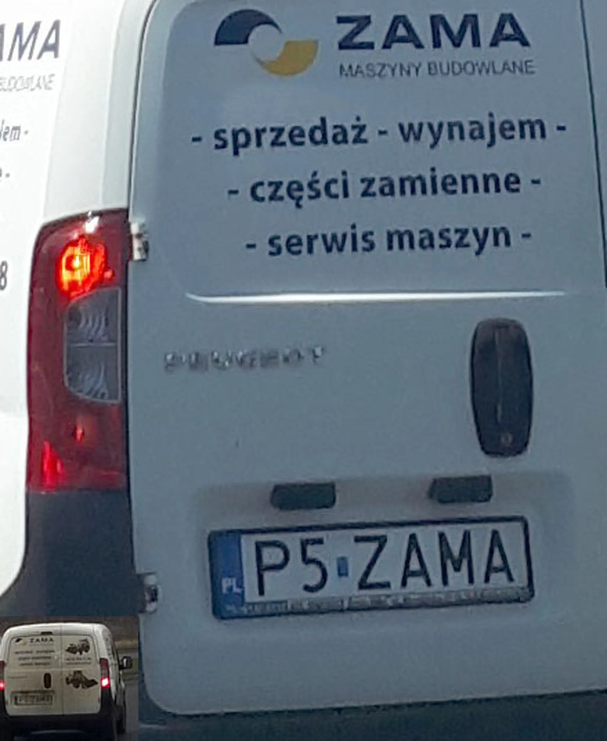 Fajny numer, blacha P5 ZAMA