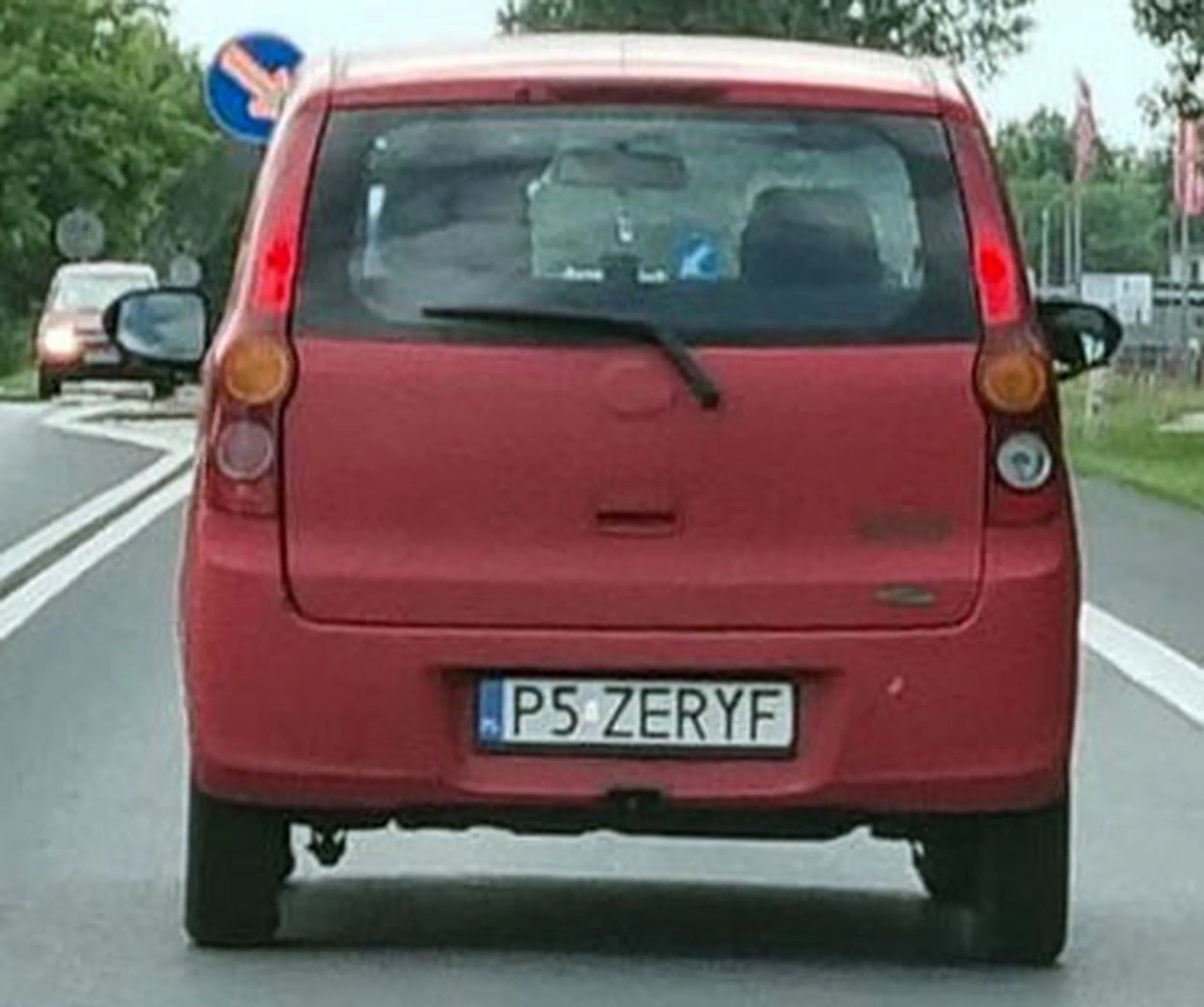 Fajny numer, blacha P5 ZERYF