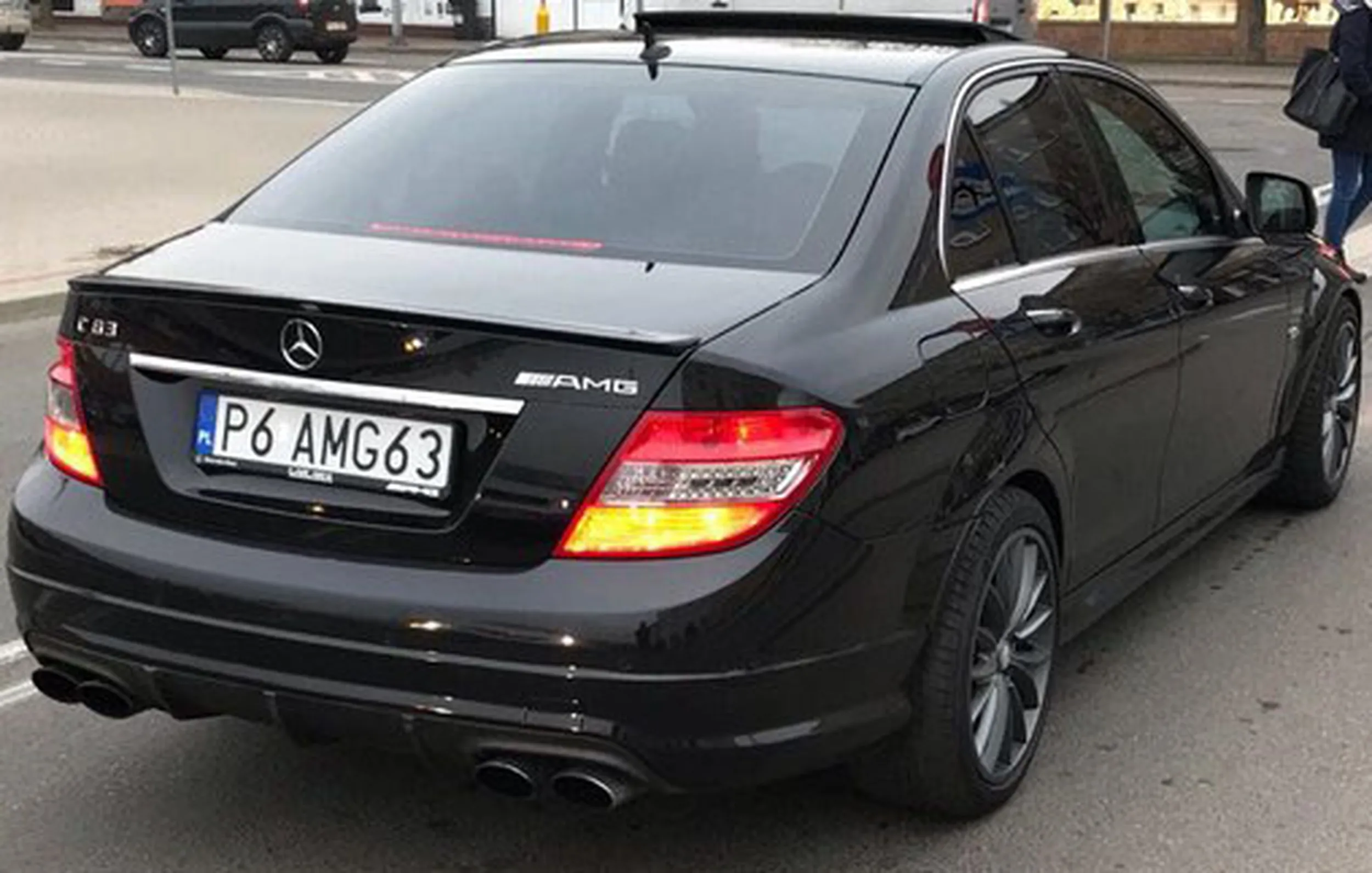 Fajny numer, blacha P6 AMG63