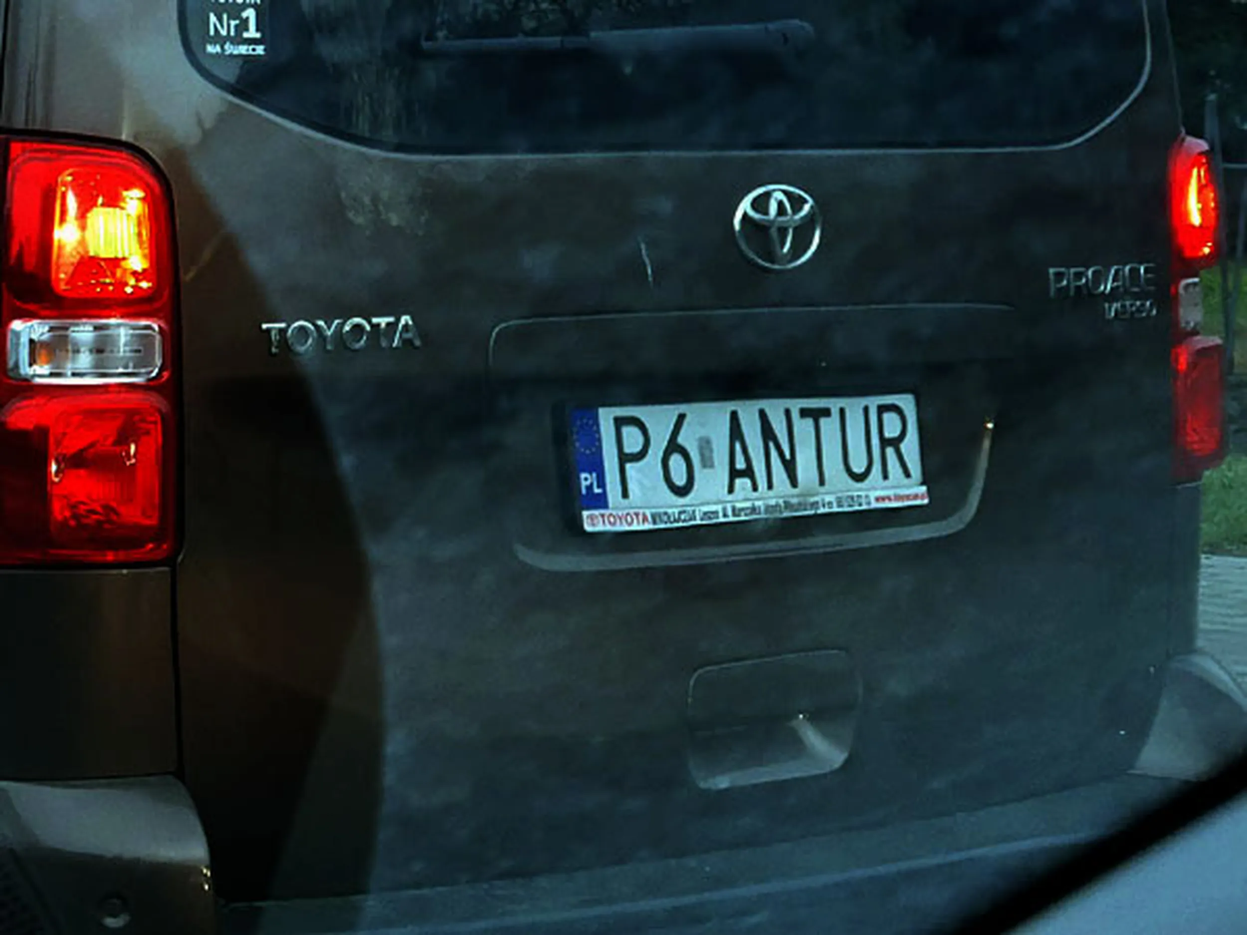 Fajny numer, blacha P6 ANTUR