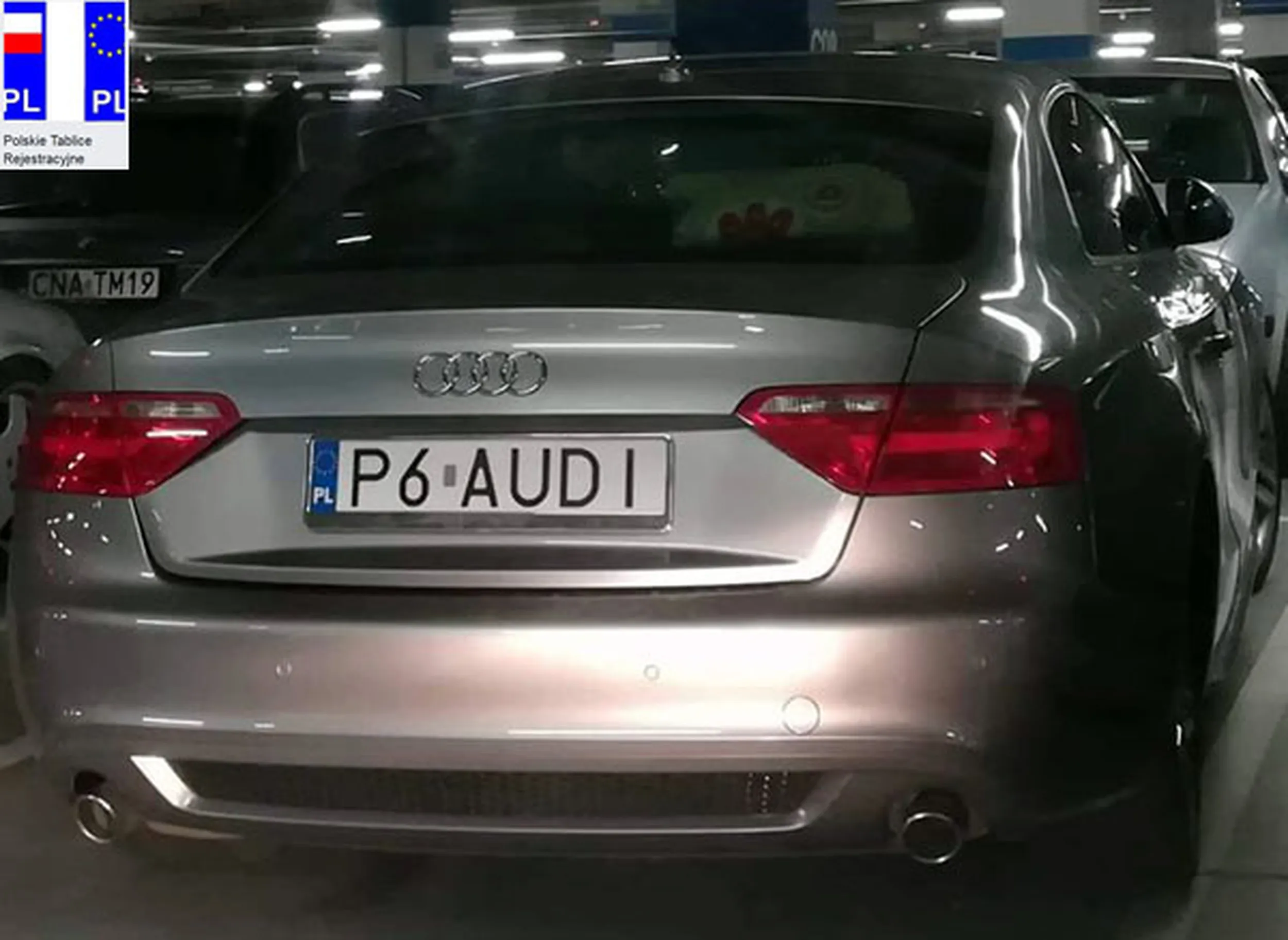 Fajny numer, blacha P6 AUDI