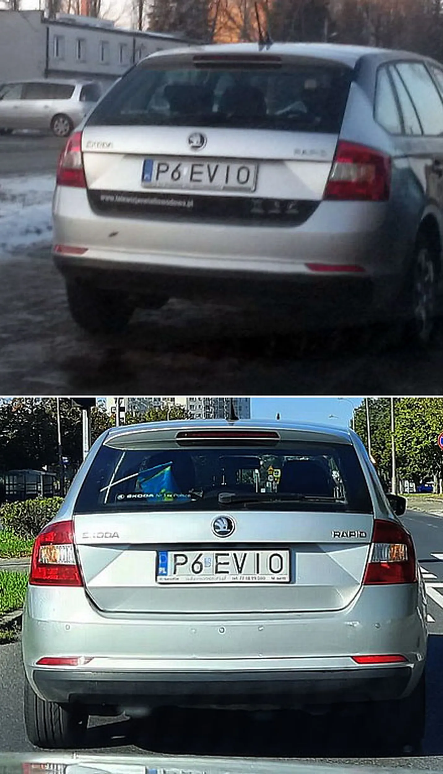 Fajny numer, blacha P6 EVIO