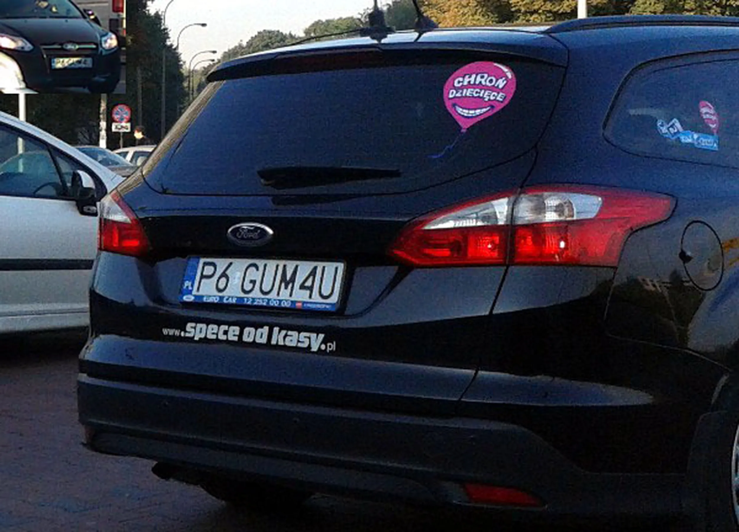 Fajny numer, blacha P6 GUM4U