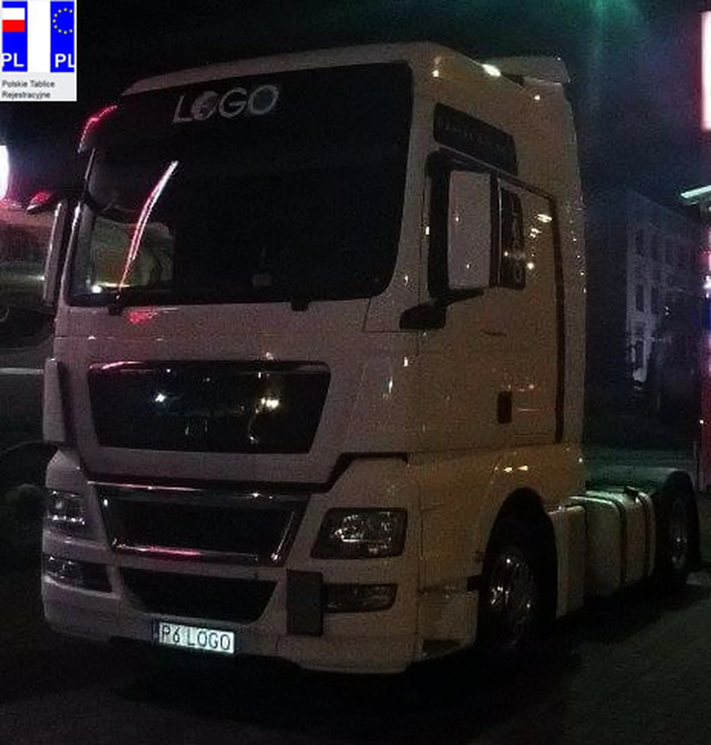 Fajny numer, blacha P6 LOGO