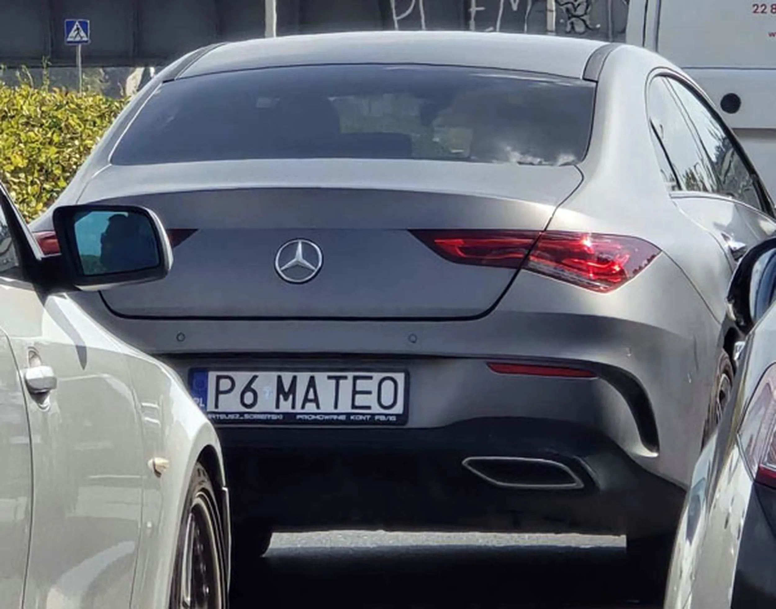 Fajny numer, blacha P6 MATEO