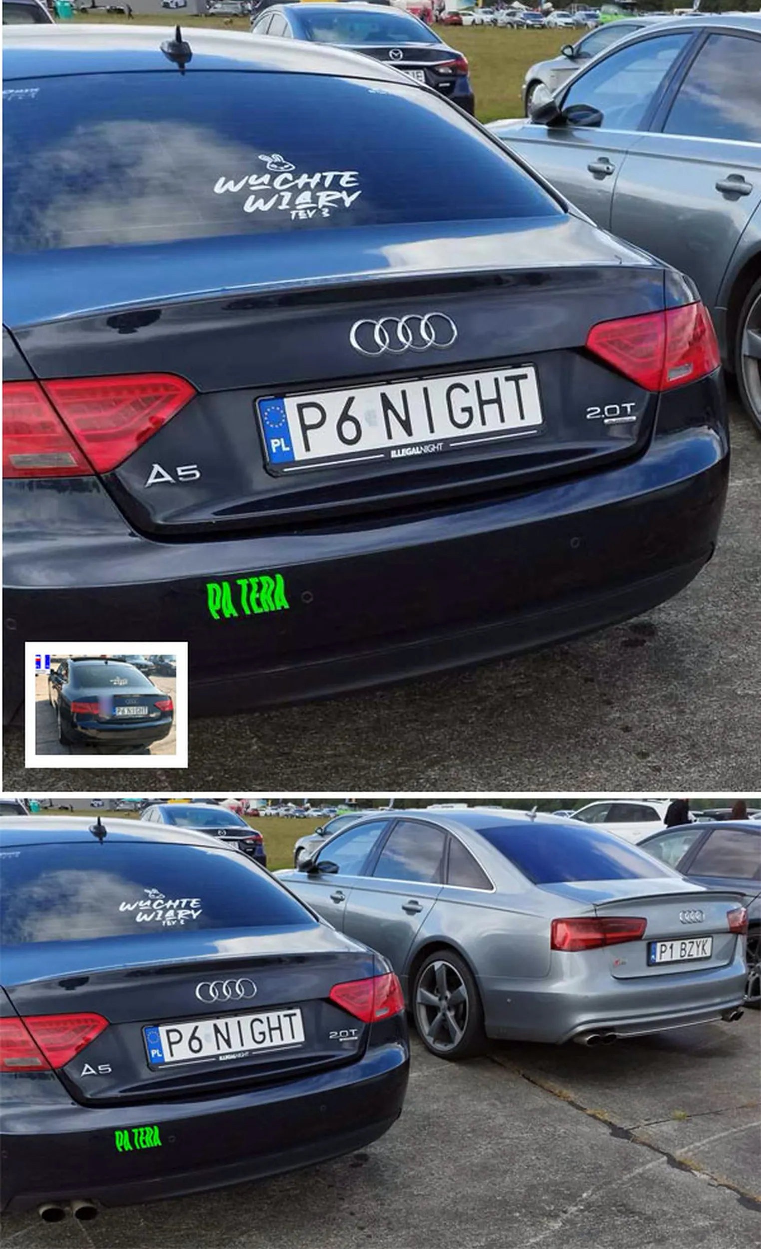 Fajny numer, blacha P6 NIGHT