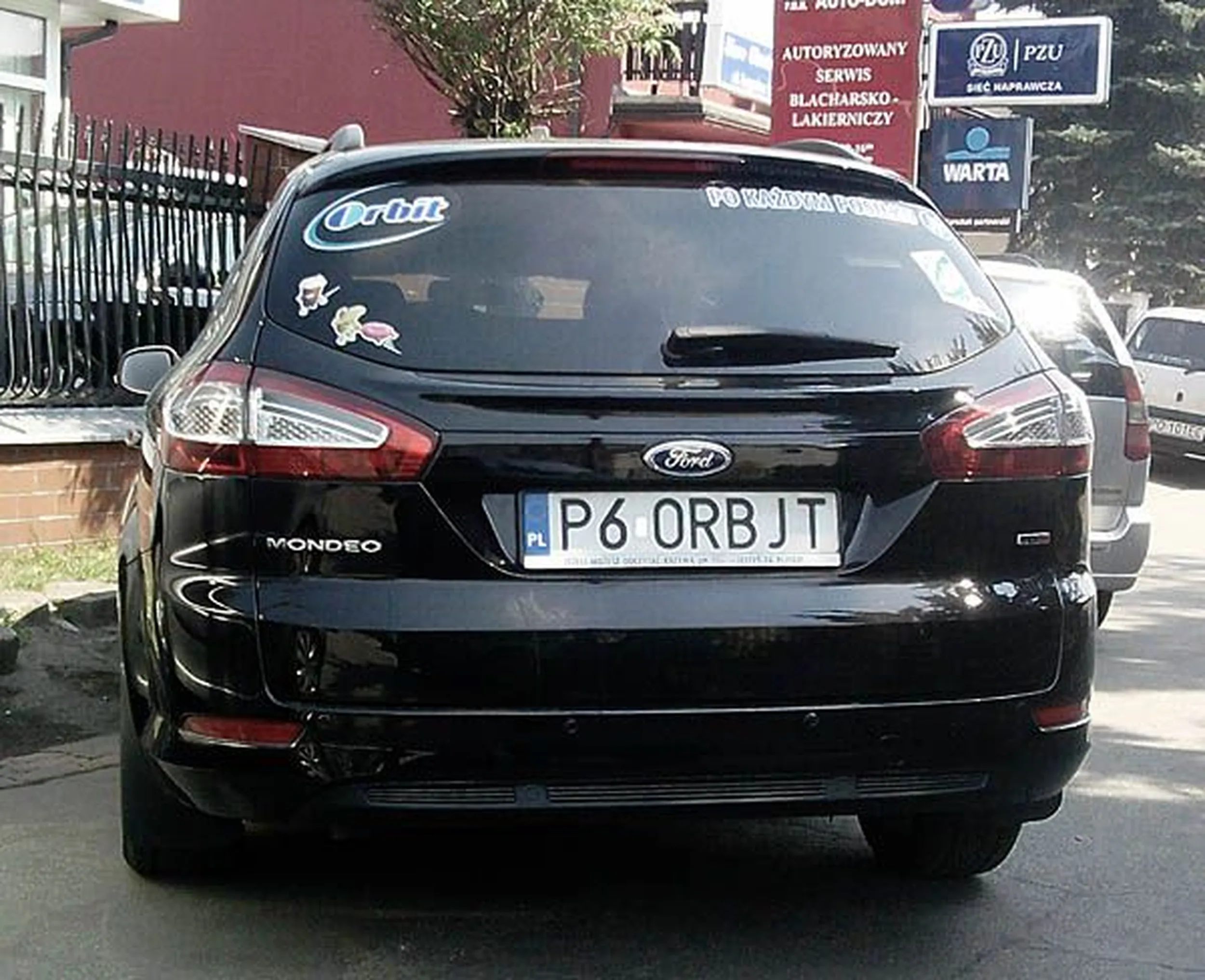 Fajny numer, blacha P6 ORBJT