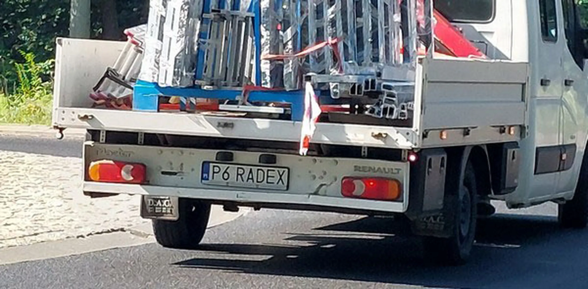 Fajny numer, blacha P6 RADEX
