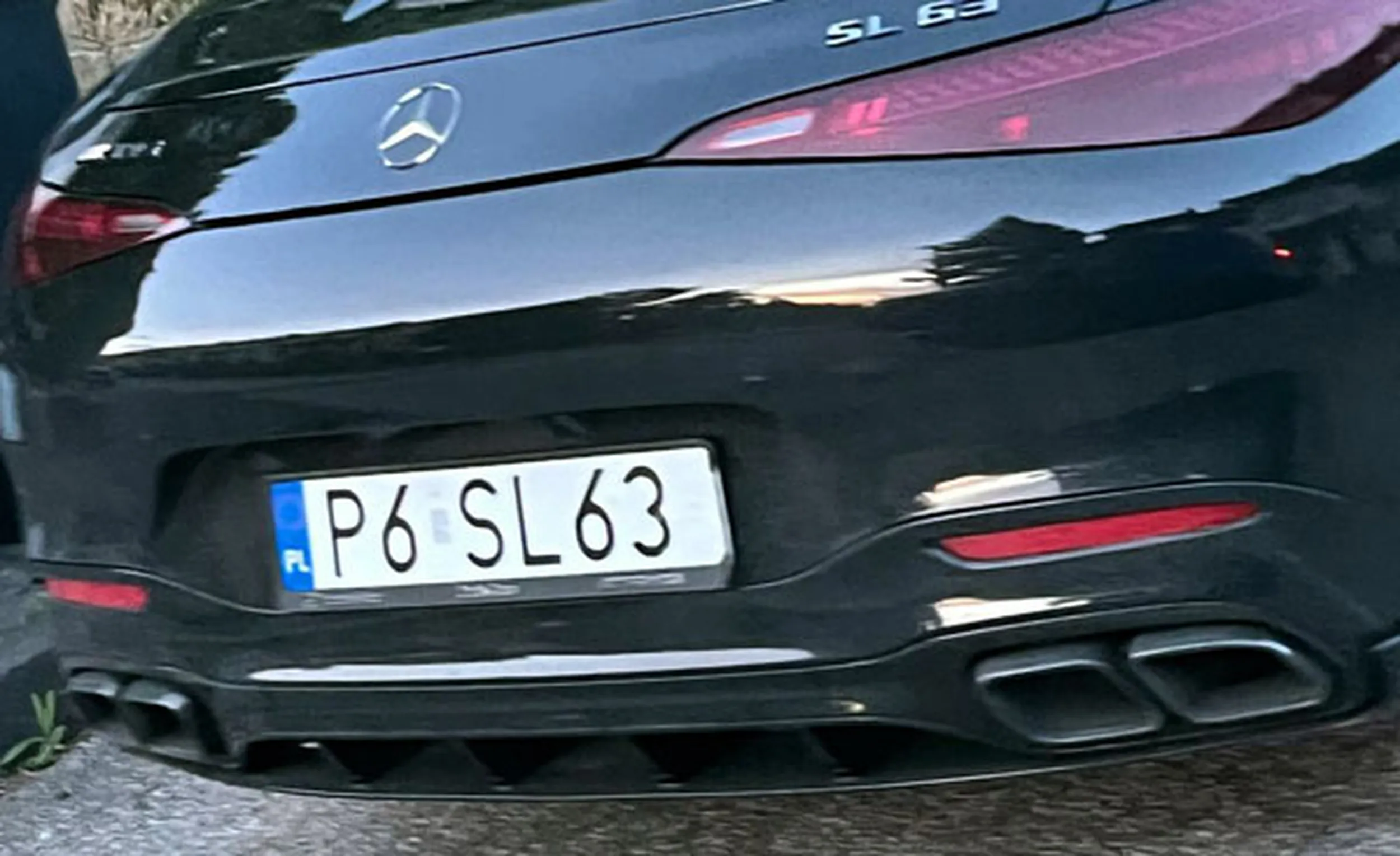 Fajny numer, blacha P6 SL63