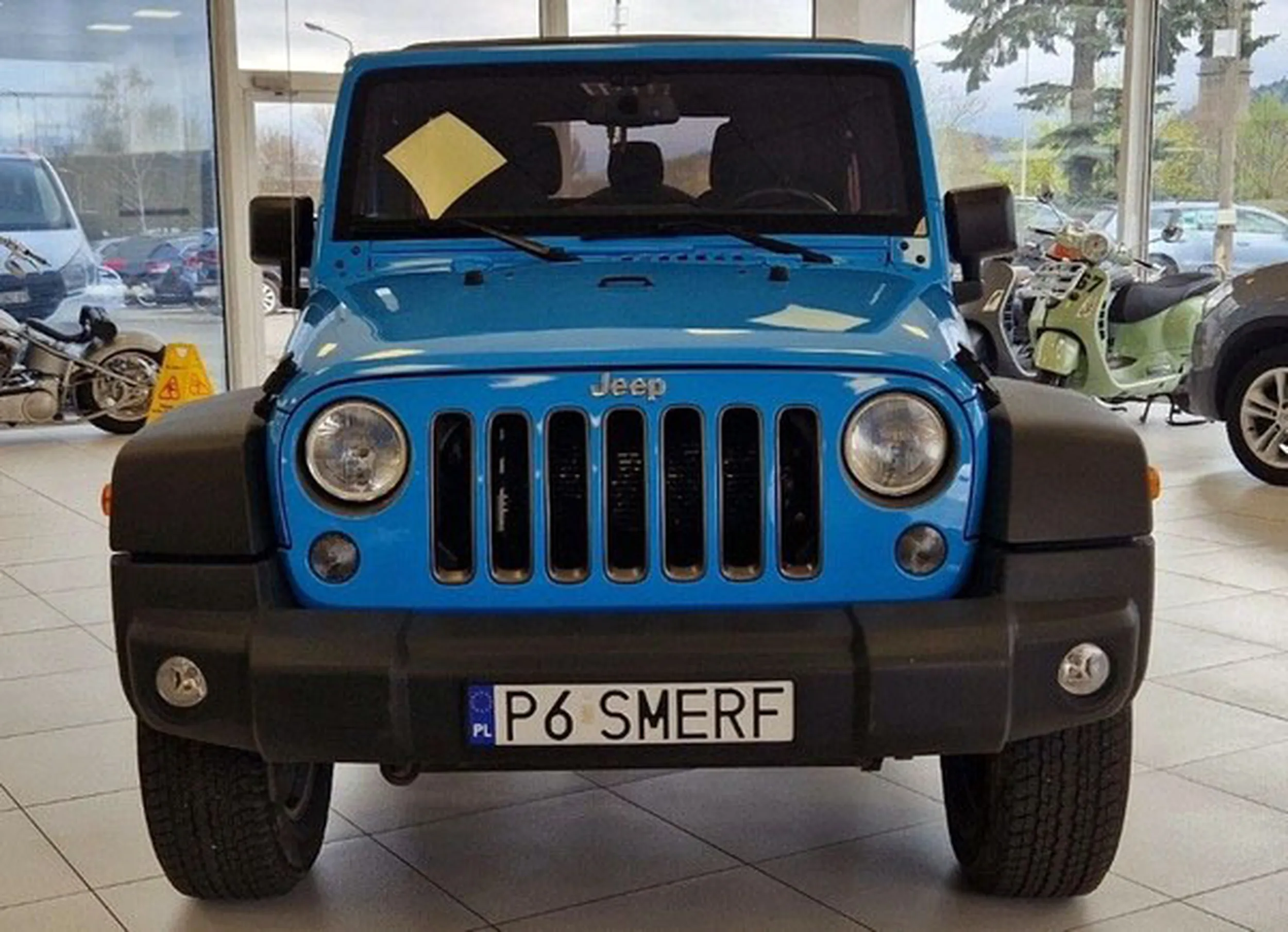 Fajny numer, blacha P6 SMERF