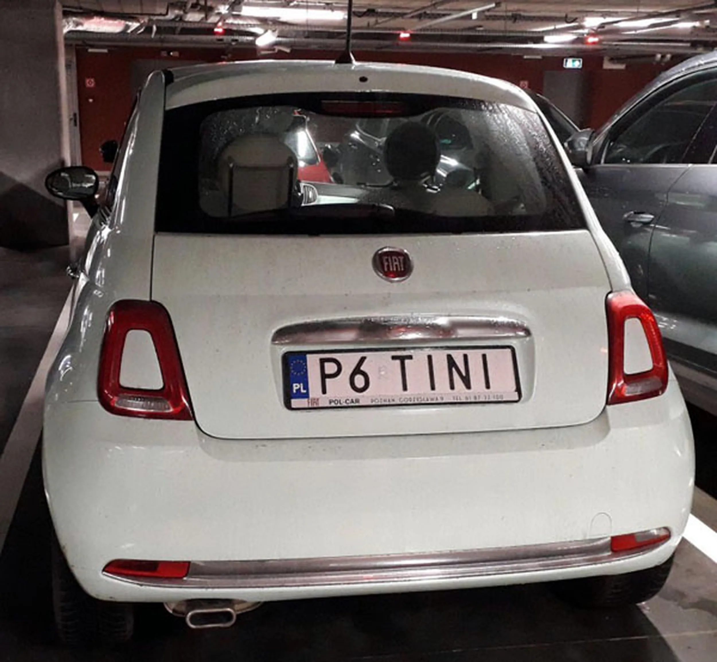 Fajny numer, blacha P6 TINI