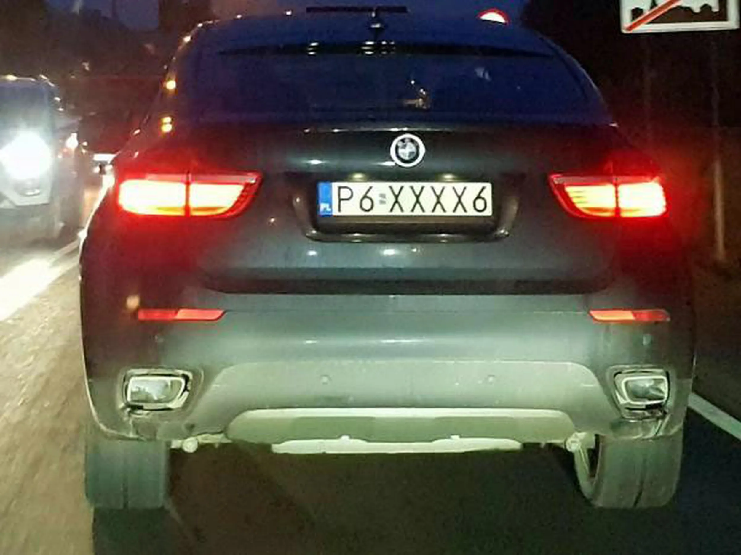 Fajny numer, blacha P6 XXXX6