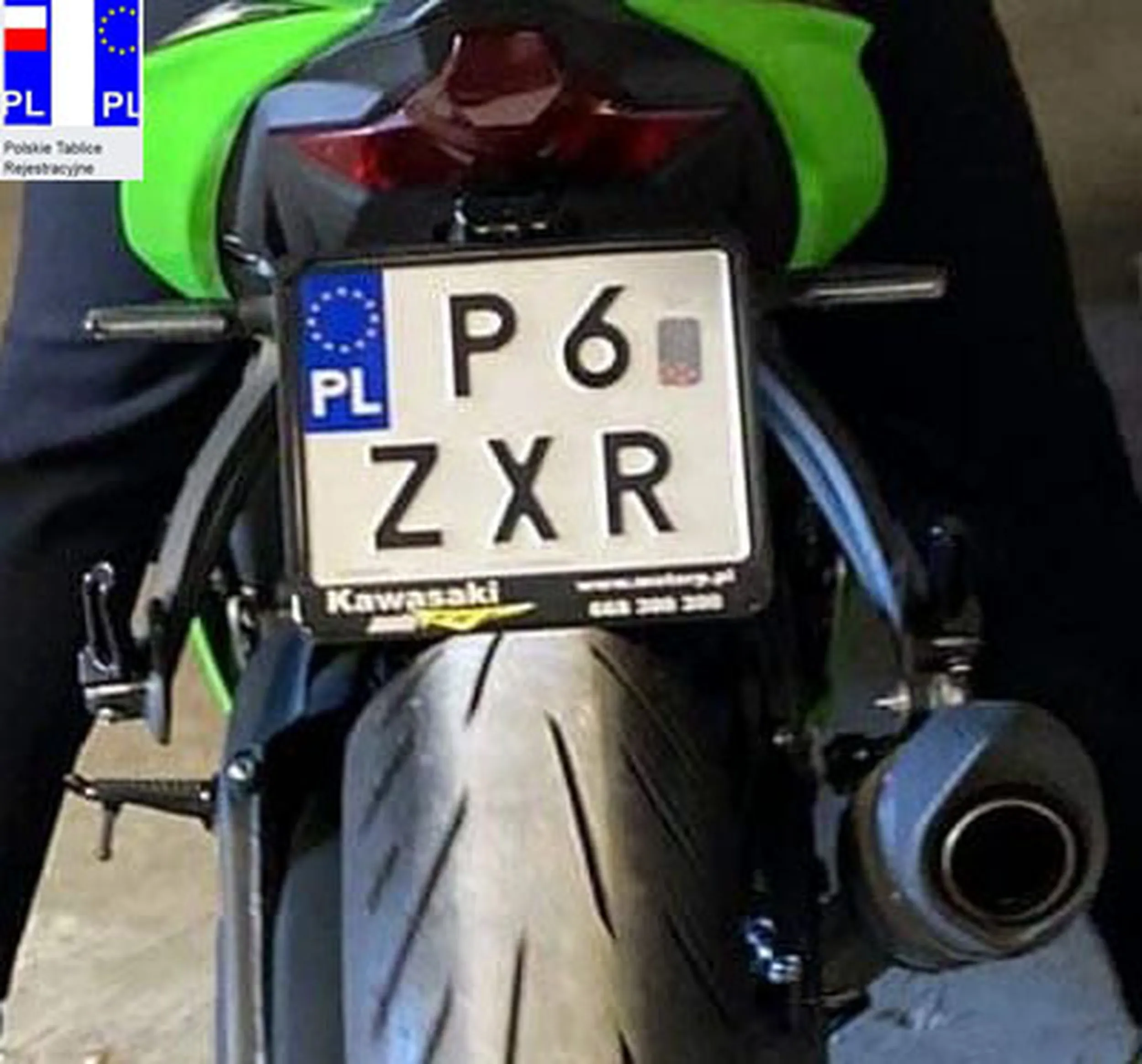 Fajny numer, blacha P6 ZXR