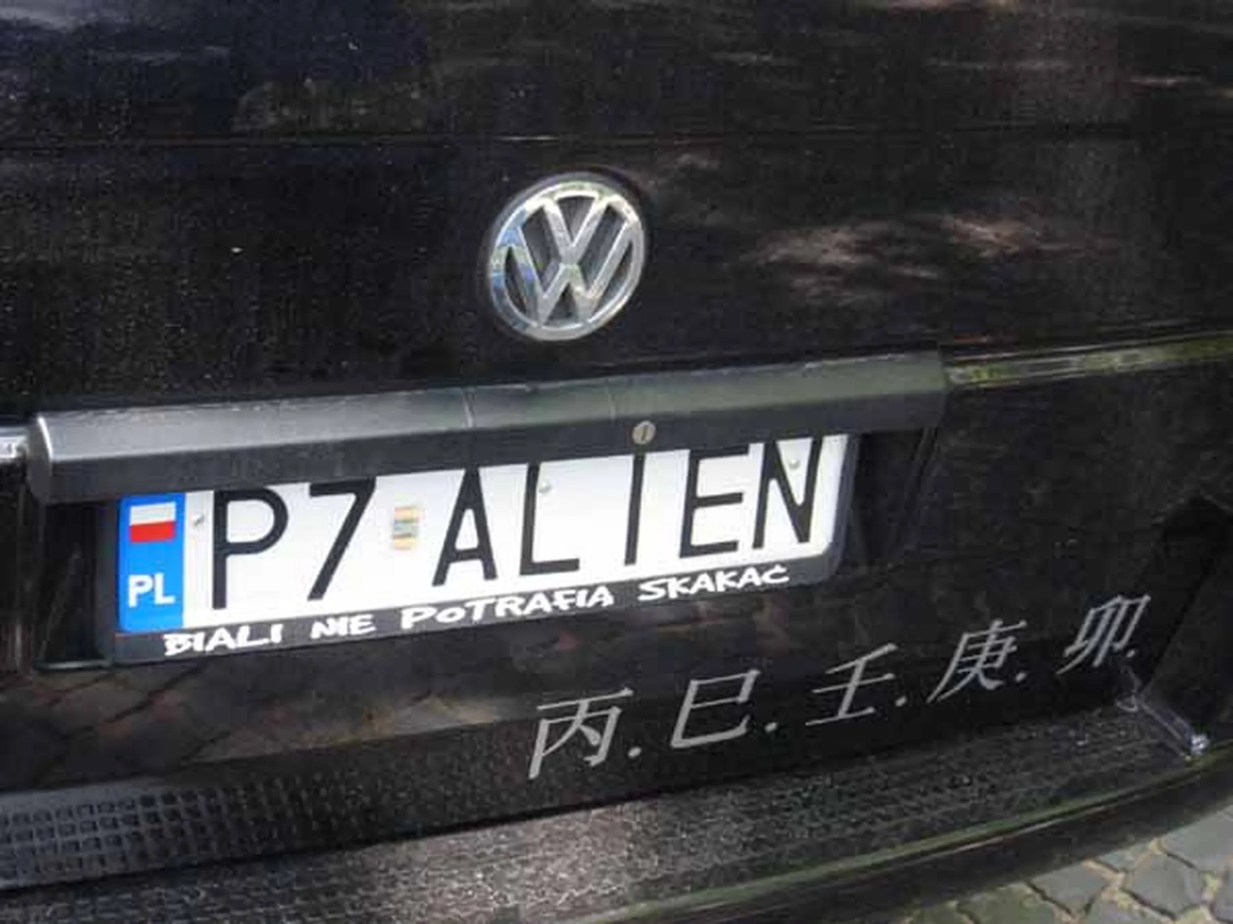 Fajny numer, blacha P7 ALIEN