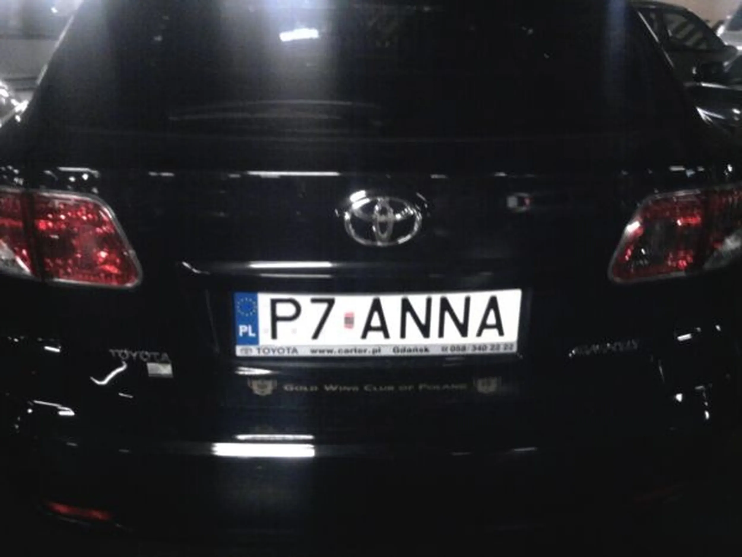 Fajny numer, blacha P7 ANNA