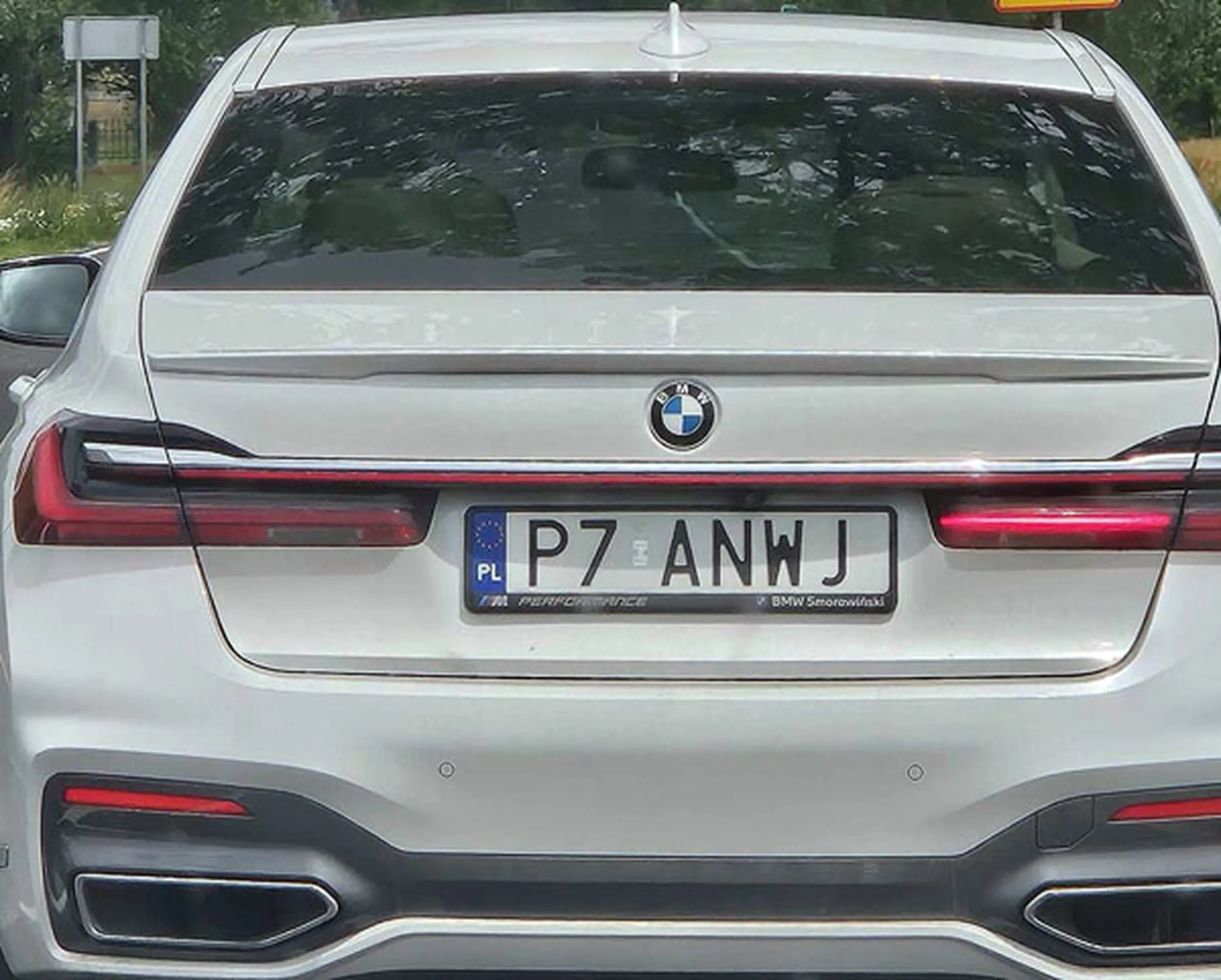 Fajny numer, blacha P7 ANWJ