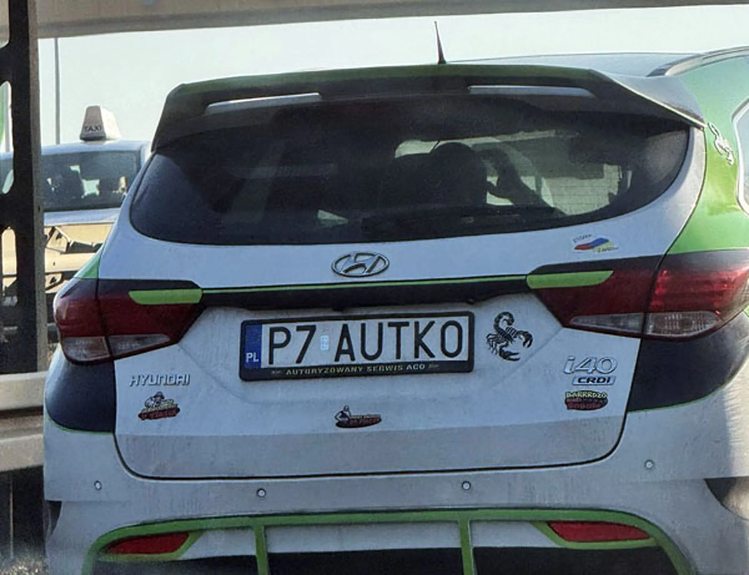 Fajny numer, blacha P7 AUTKO