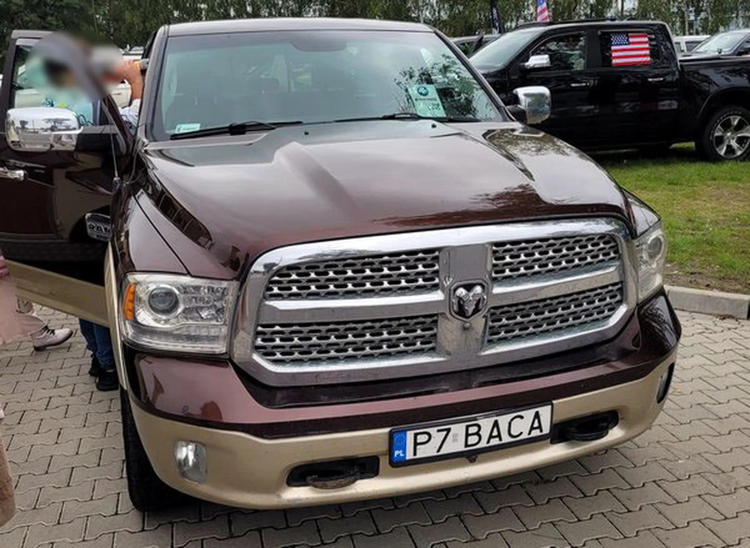 Fajny numer, blacha P7 BACA