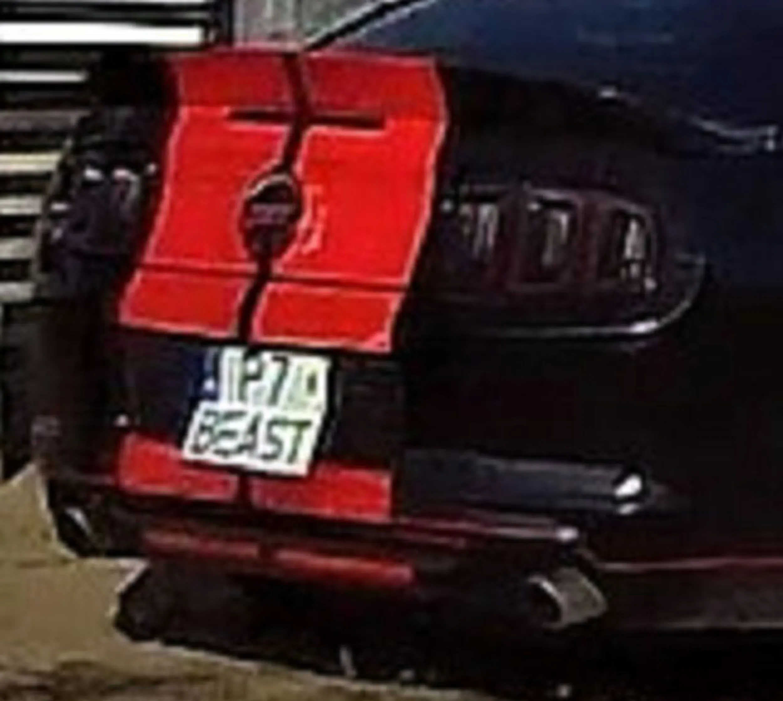 Fajny numer, blacha P7 BEAST