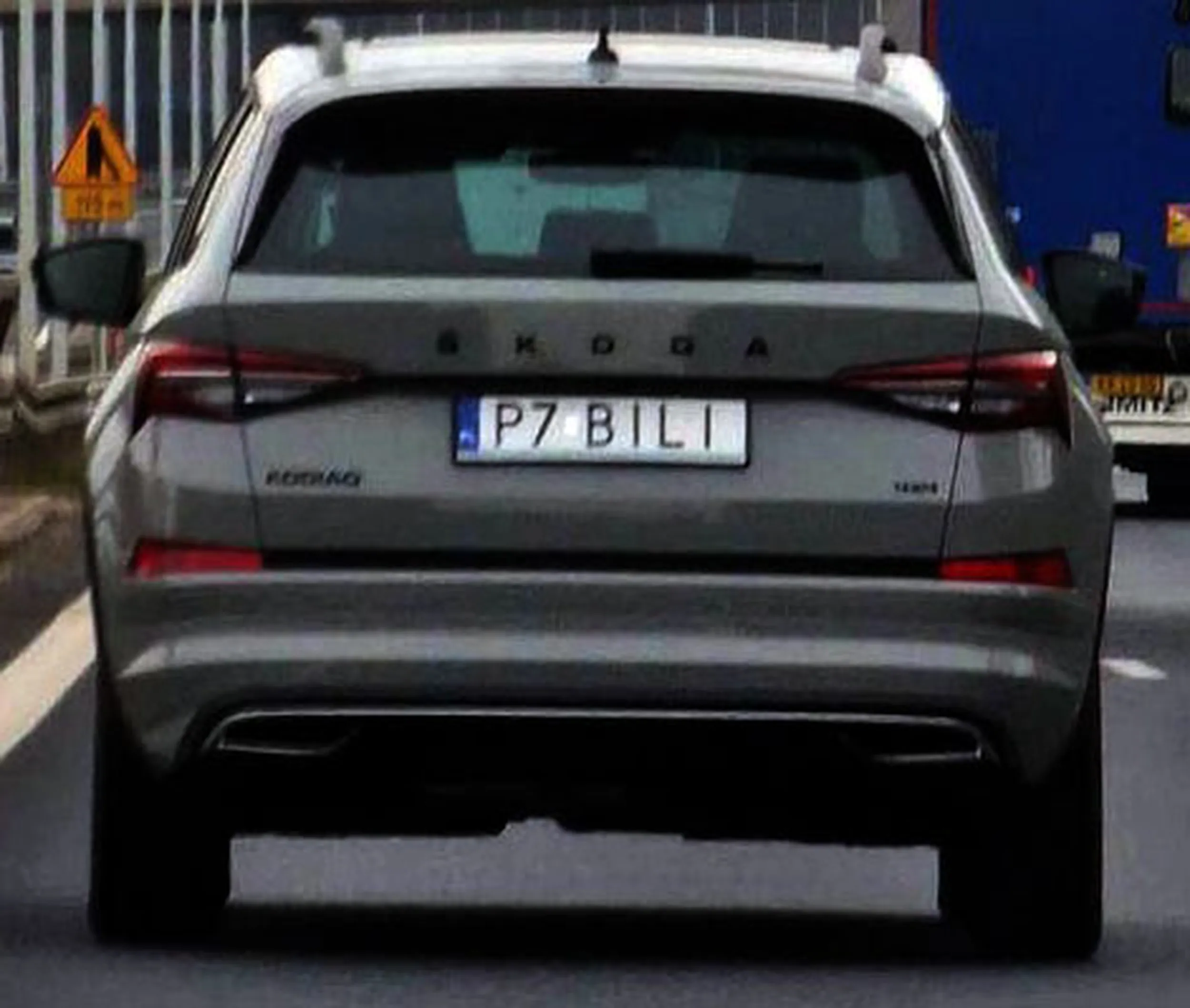 Fajny numer, blacha P7 BILI