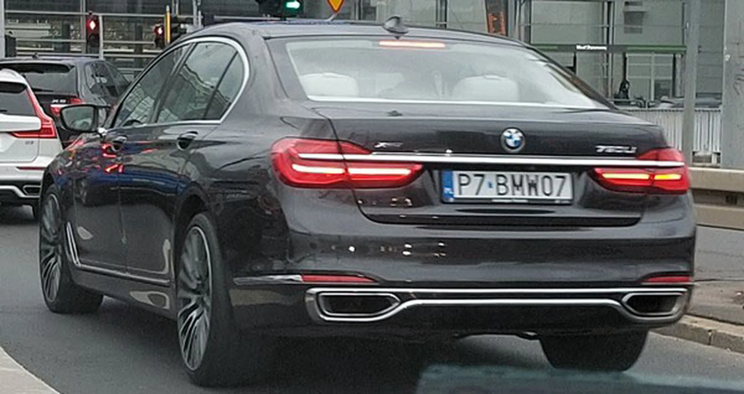 Fajny numer, blacha P7 BMW07