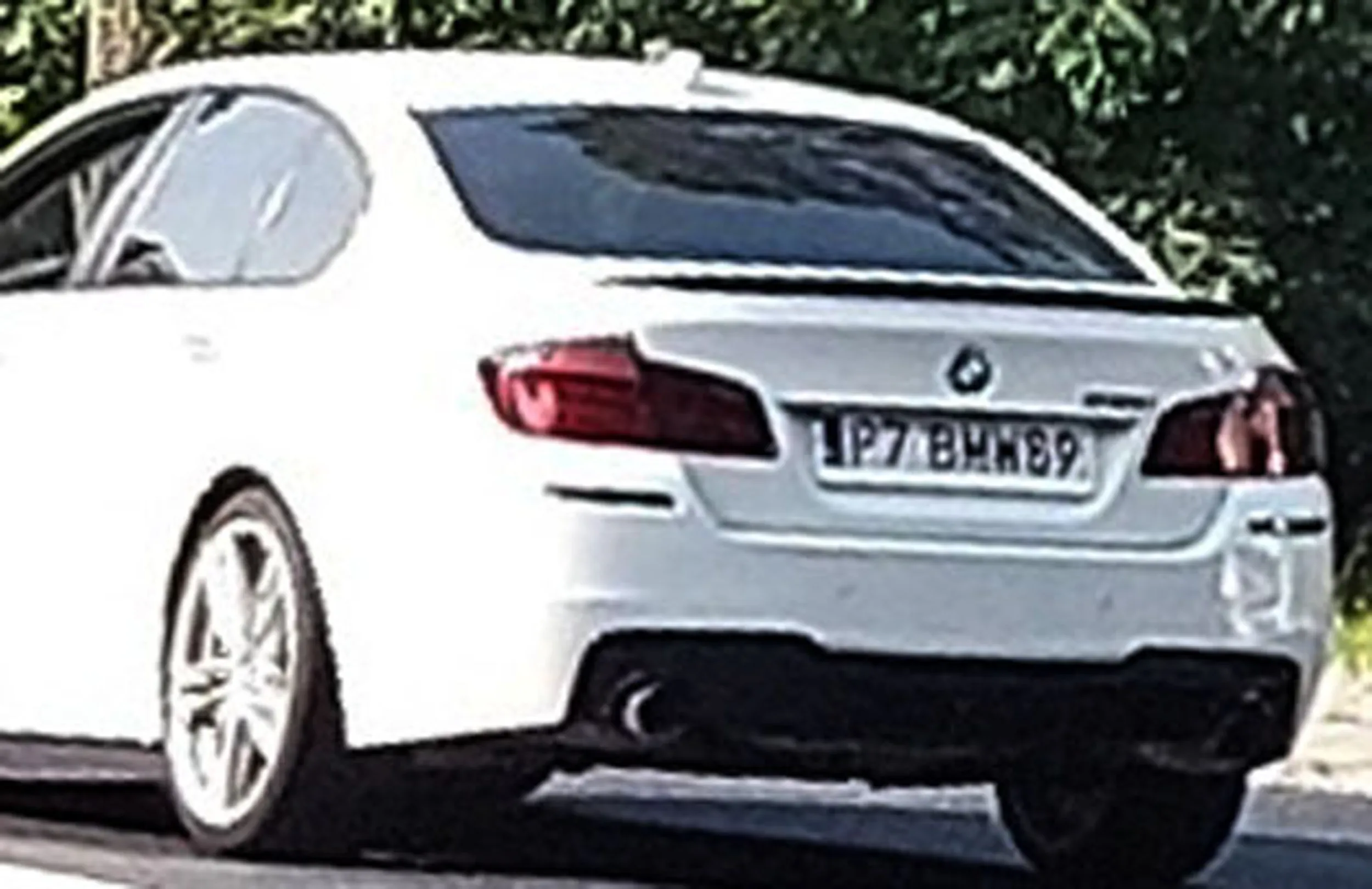 Fajny numer, blacha P7 BMW89
