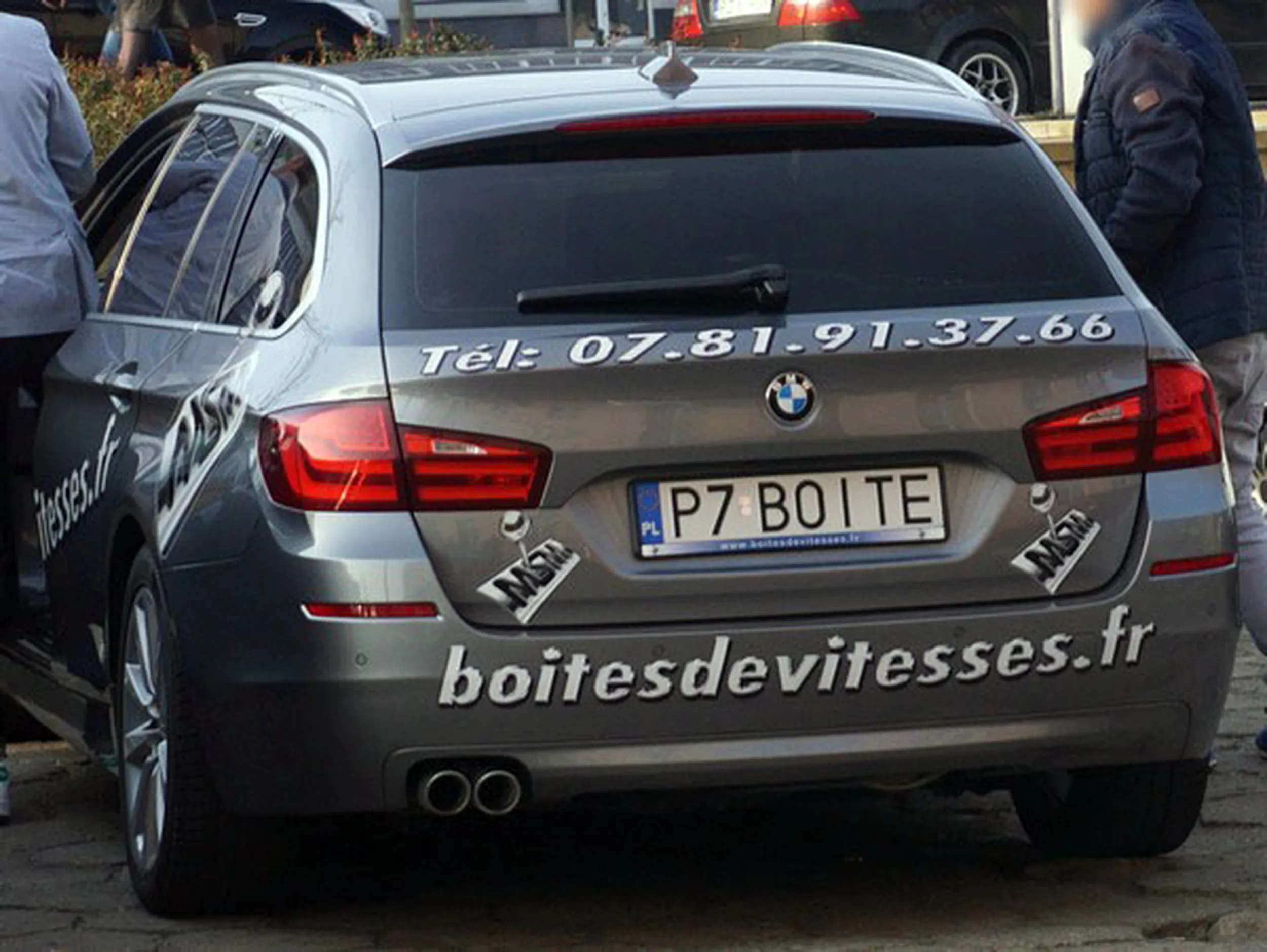 Fajny numer, blacha P7 BOITE