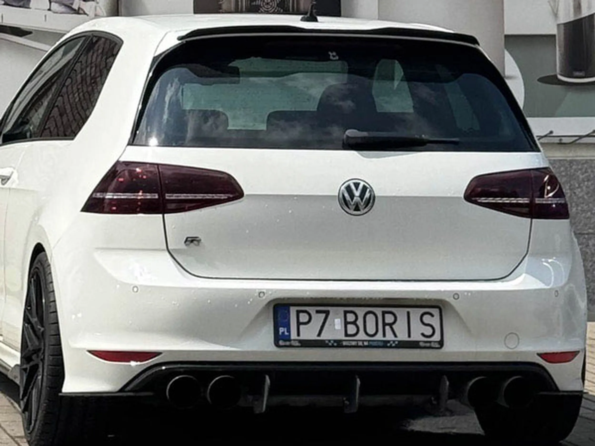 Fajny numer, blacha P7 BORIS