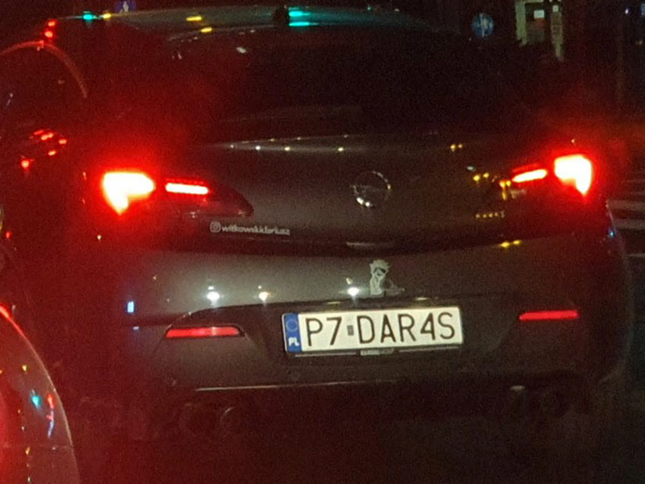 Fajny numer, blacha P7 DAR4S