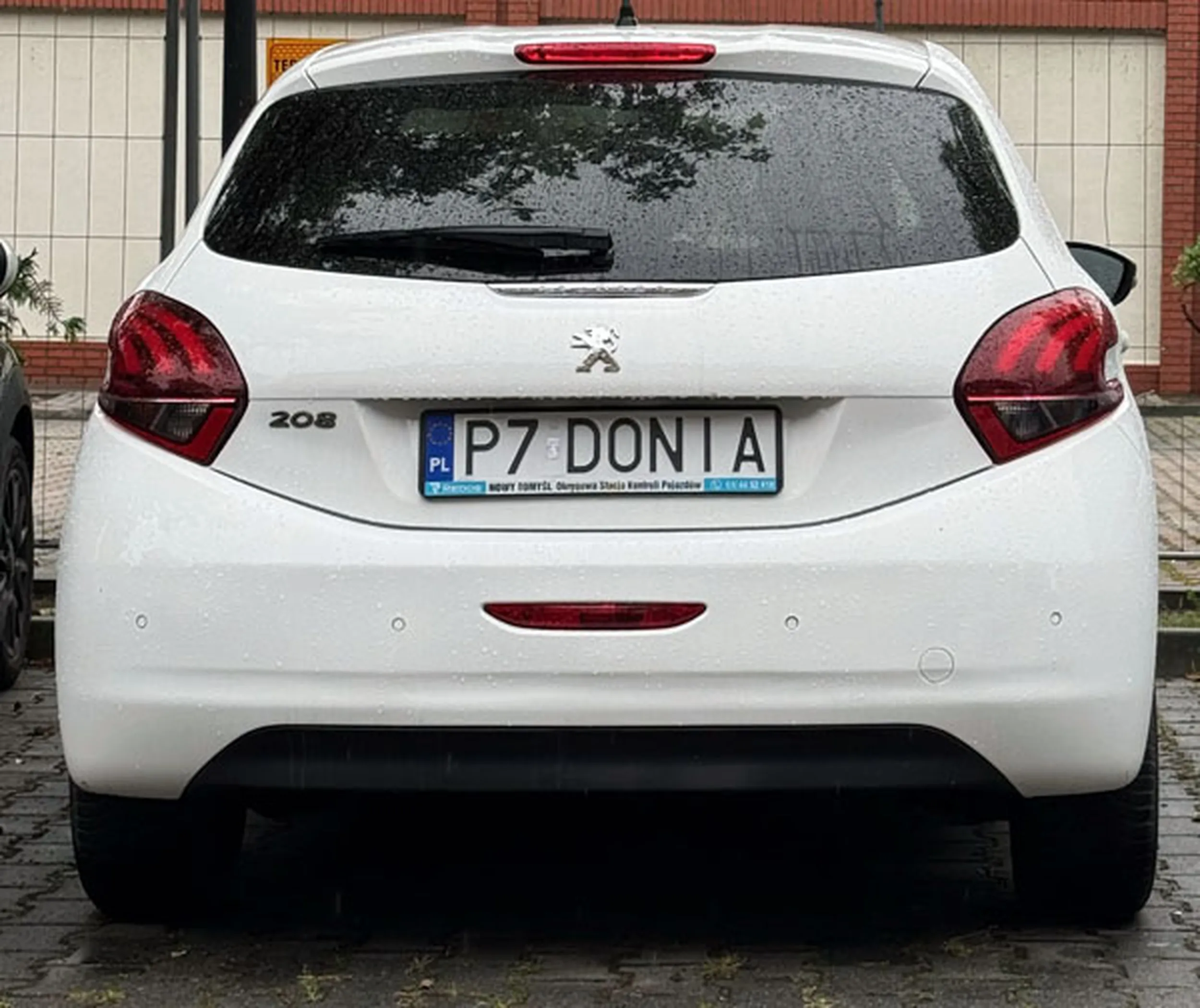 Fajny numer, blacha P7 DONIA