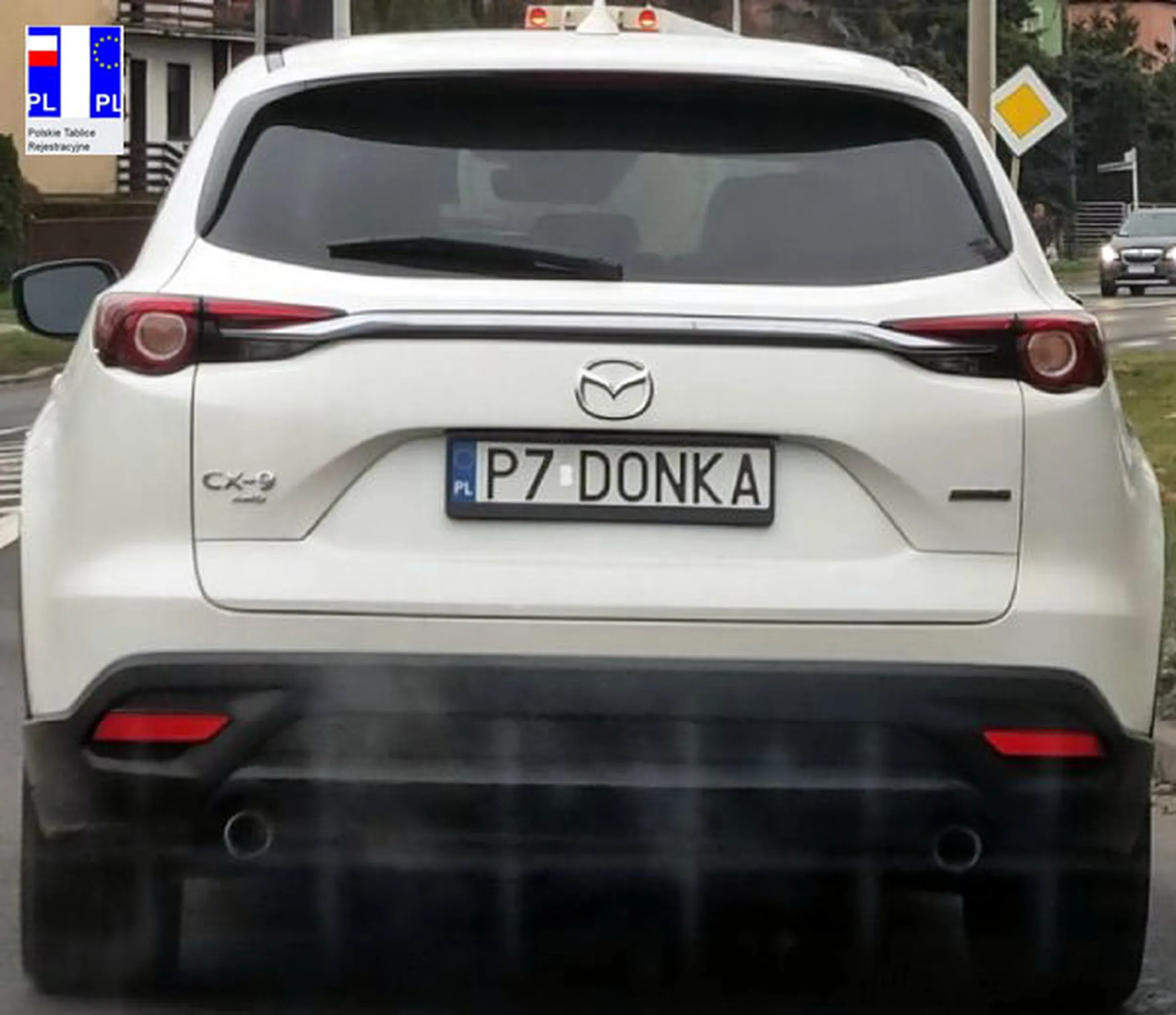 Fajny numer, blacha P7 DONKA