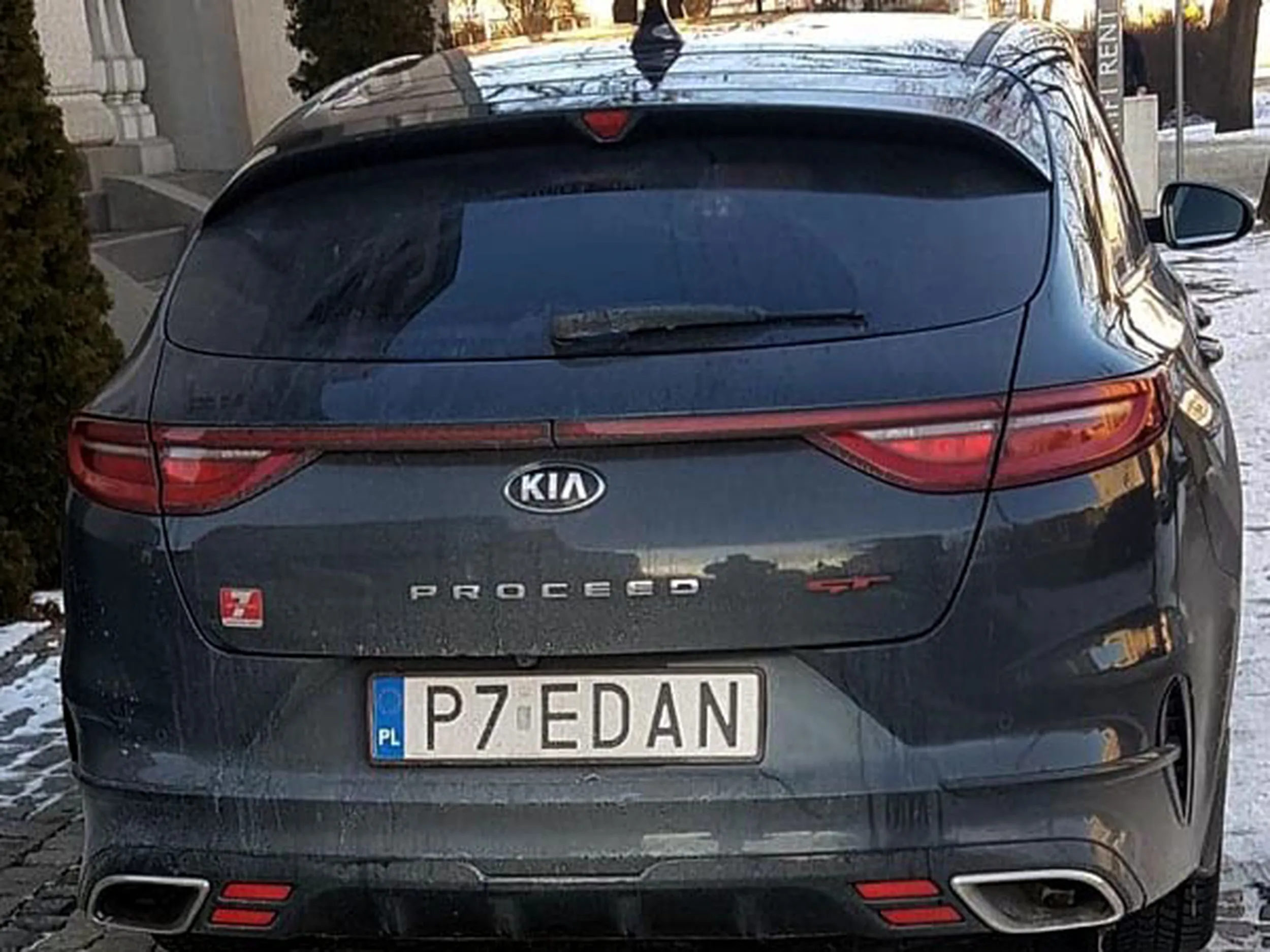 Fajny numer, blacha P7 EDAN