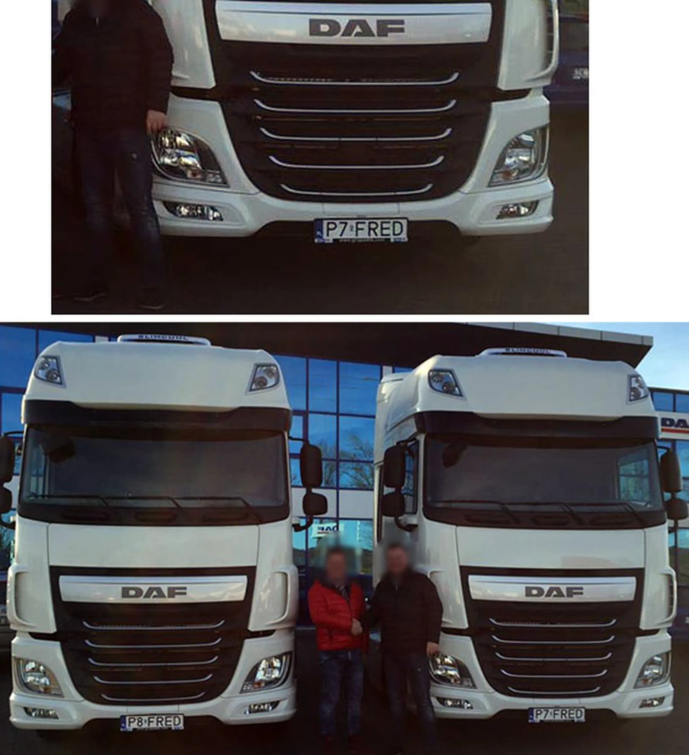 Fajny numer, blacha P7 FRED