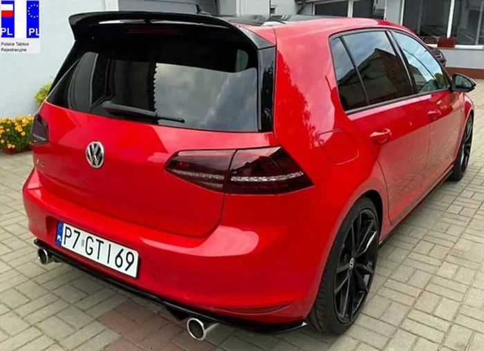 Fajny numer, blacha P7 GTI69