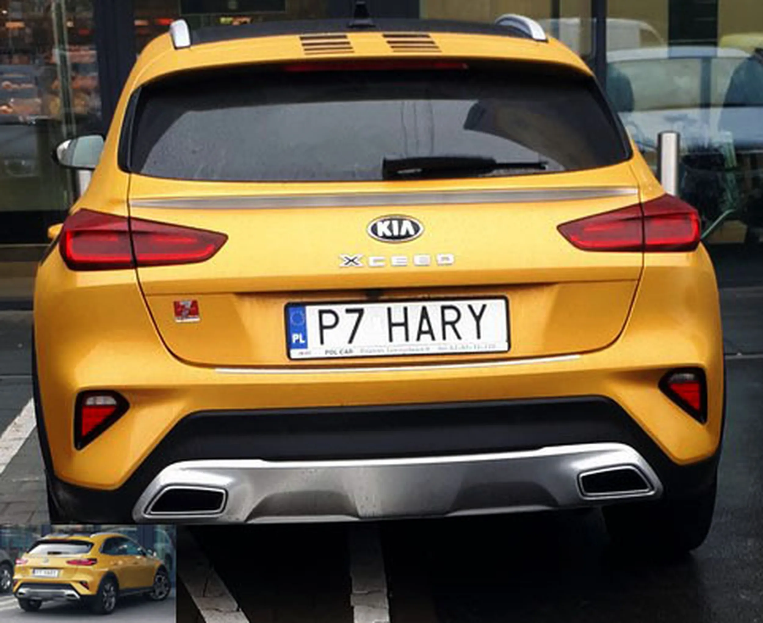 Fajny numer, blacha P7 HARY