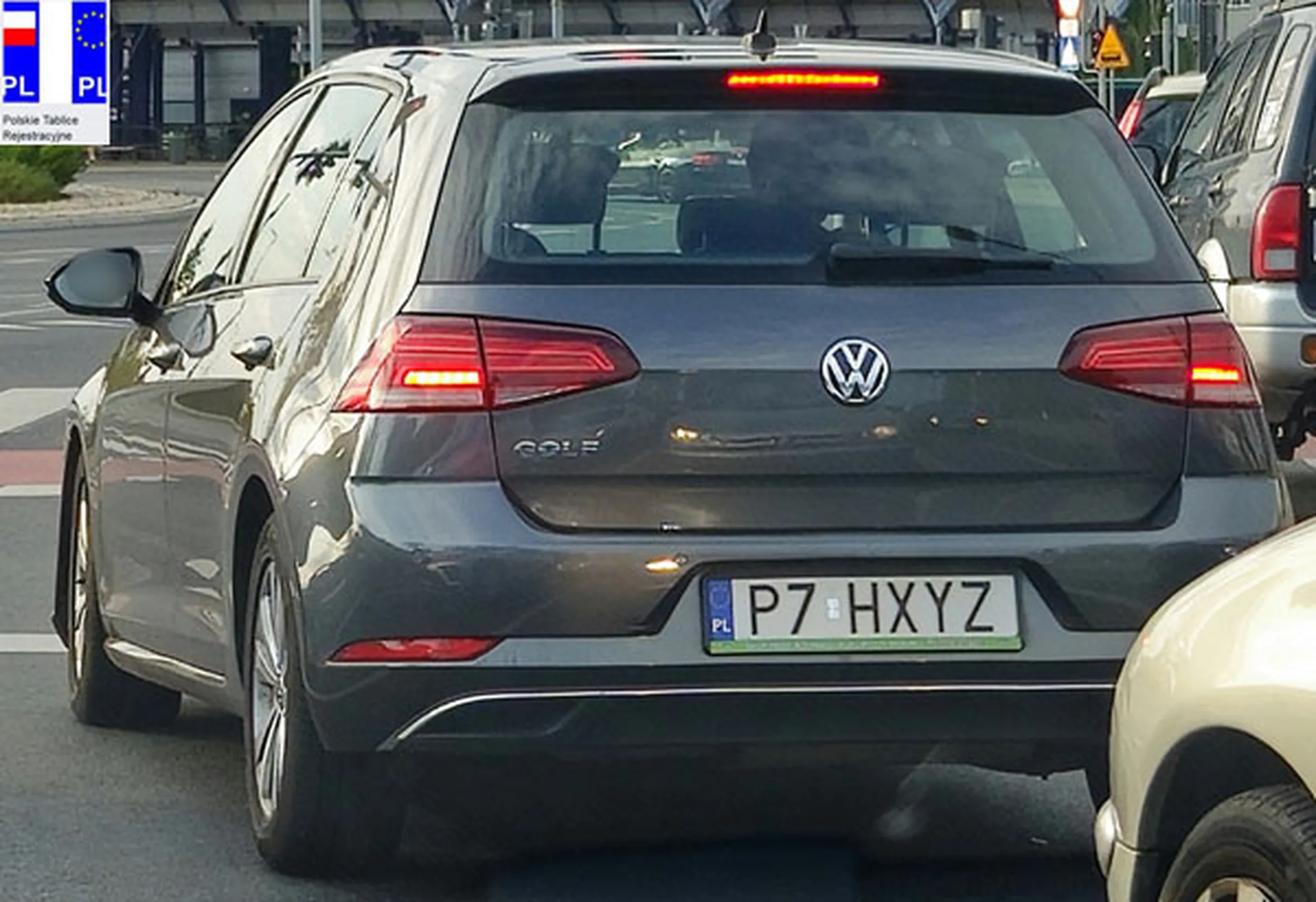 Fajny numer, blacha P7 HXYZ