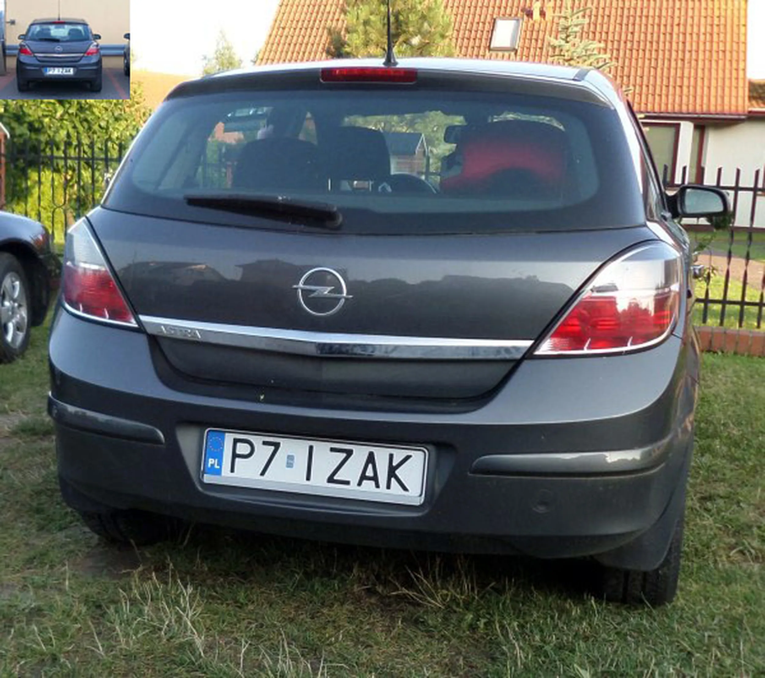 Fajny numer, blacha P7 IZAK