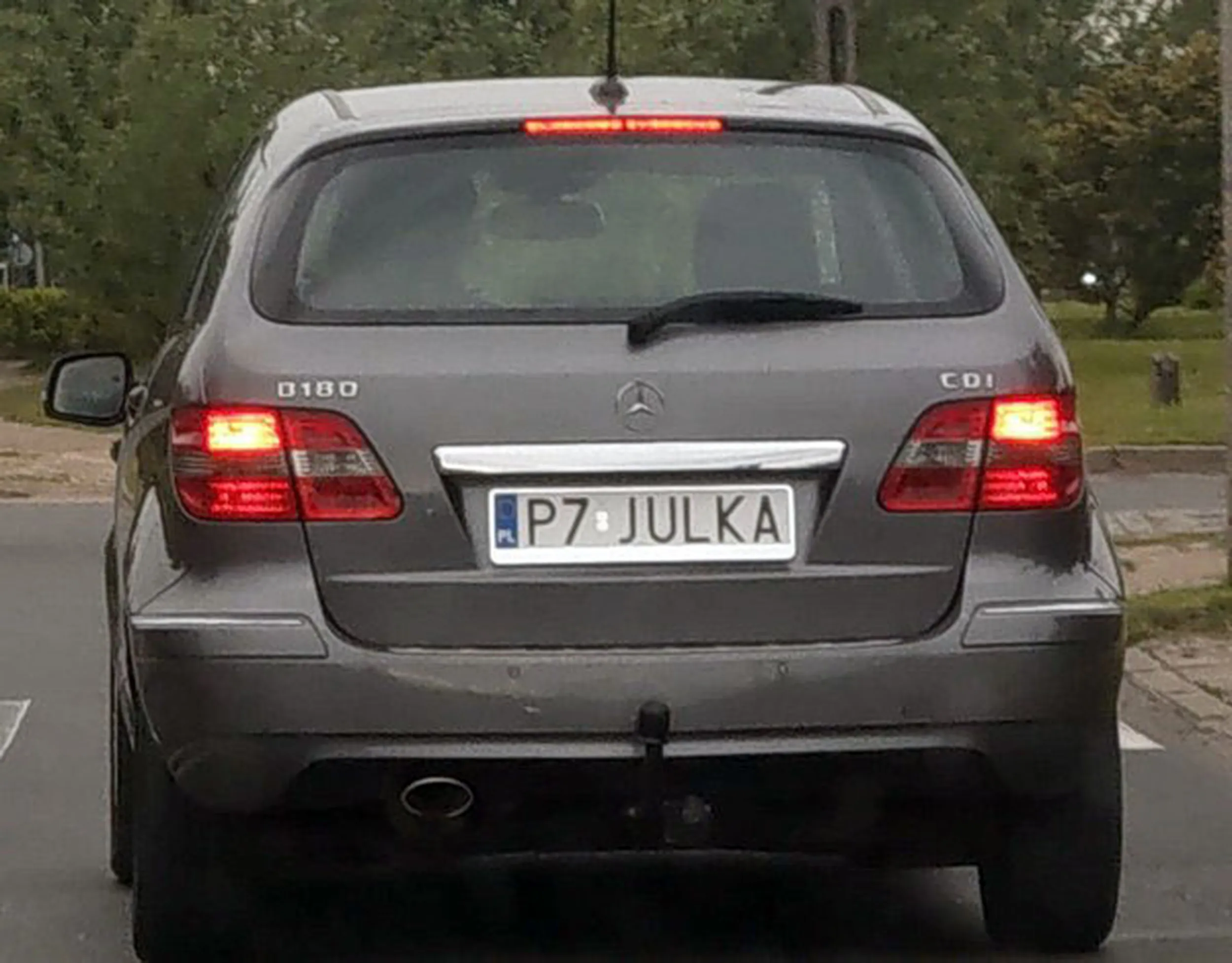 Fajny numer, blacha P7 JULKA