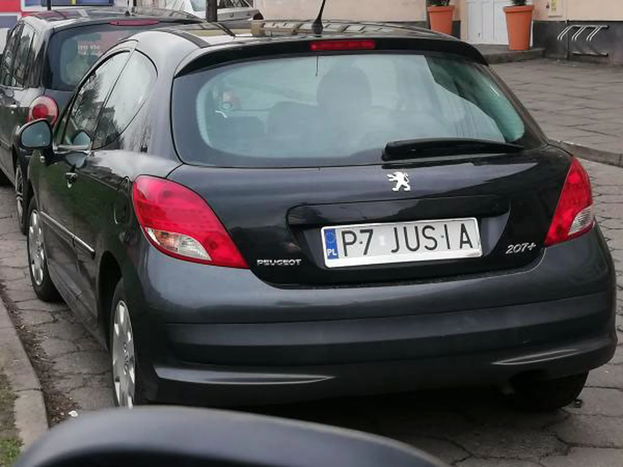 Fajny numer, blacha P7 JUSIA