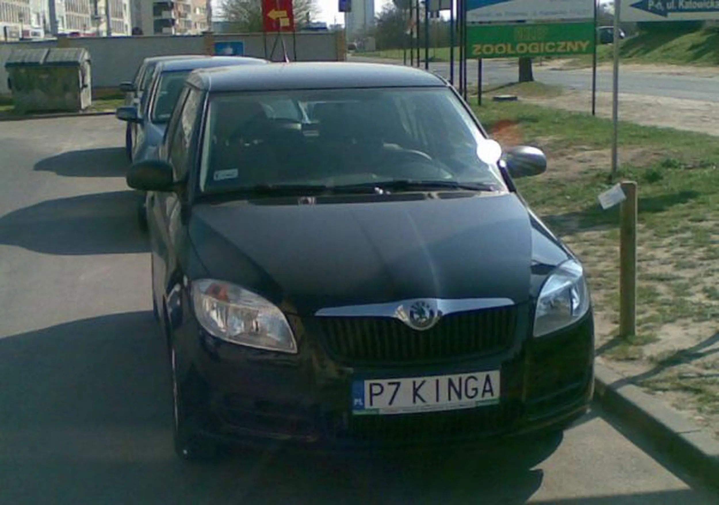 Fajny numer, blacha P7 KINGA