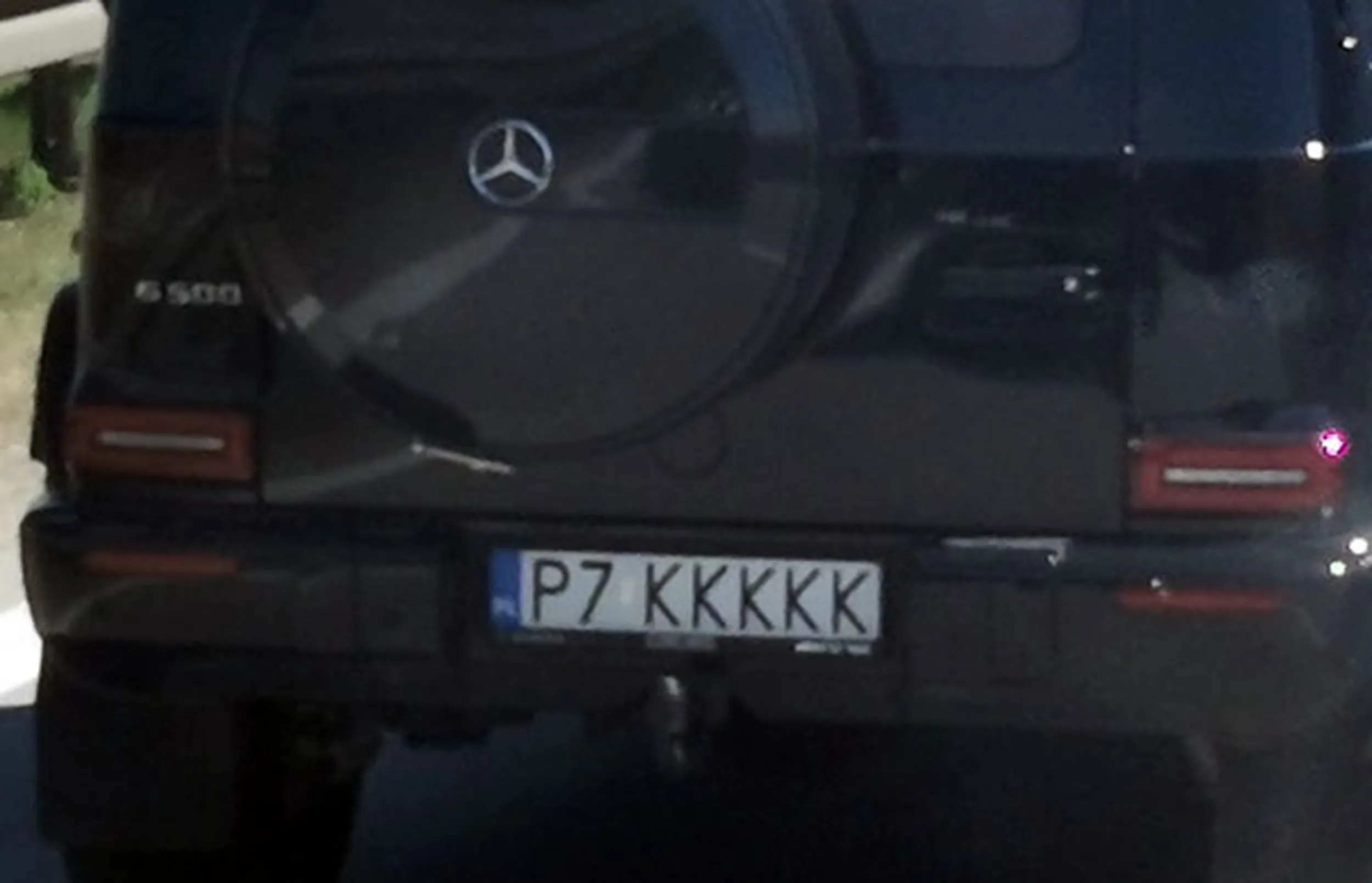 Fajny numer, blacha P7 KKKKK