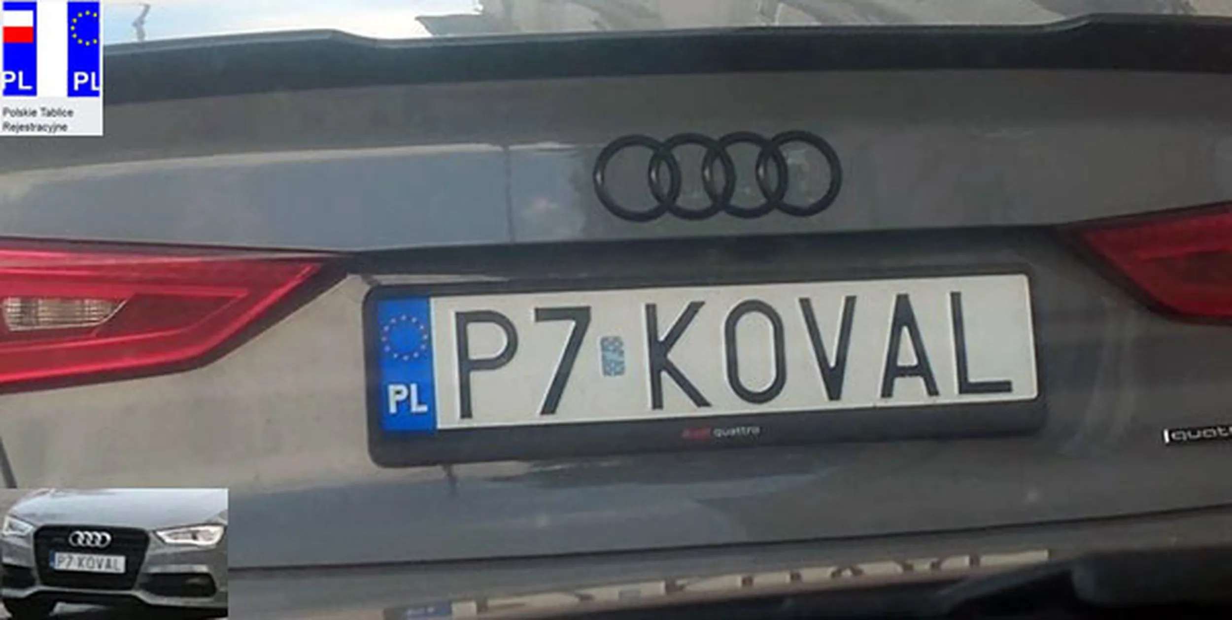 Fajny numer, blacha P7 KOVAL