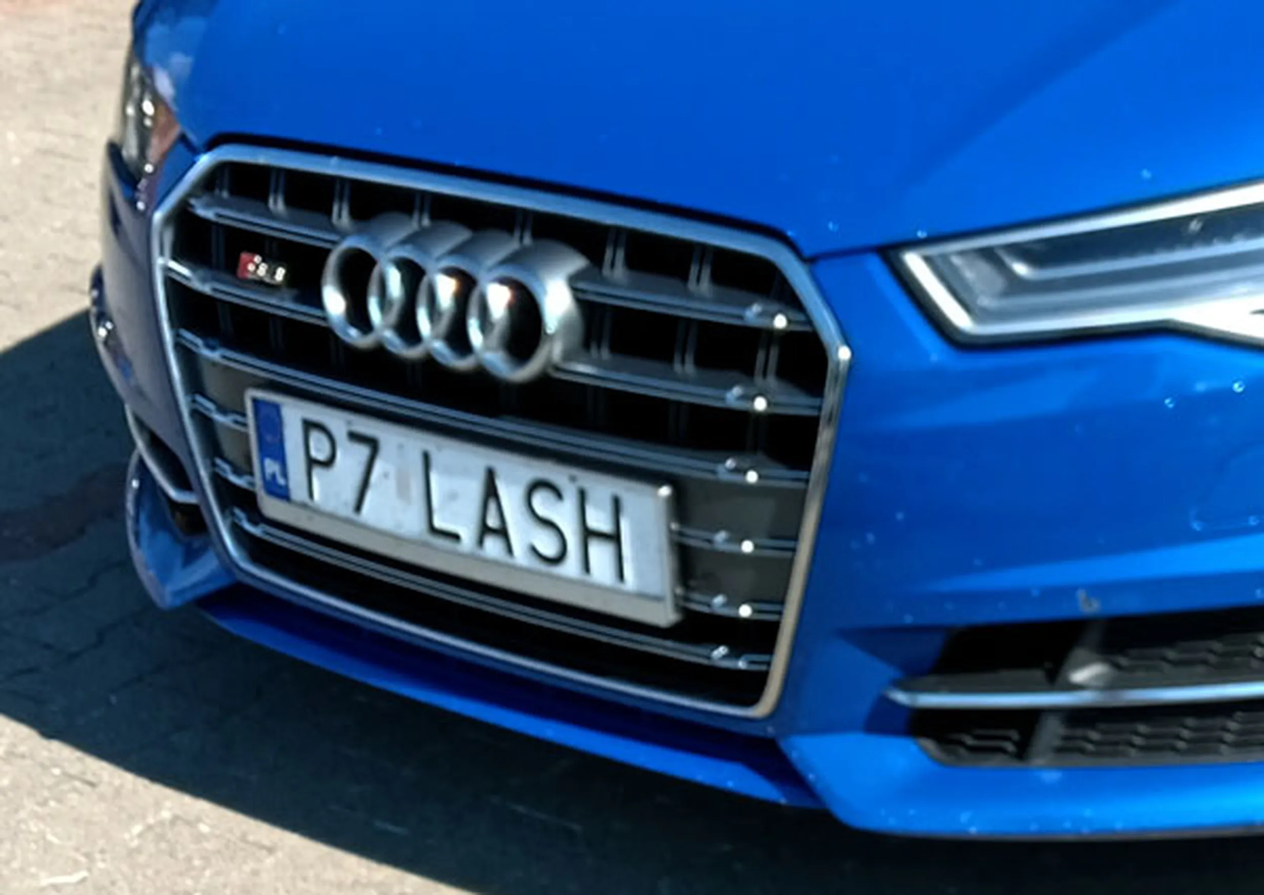 Fajny numer, blacha P7 LASH