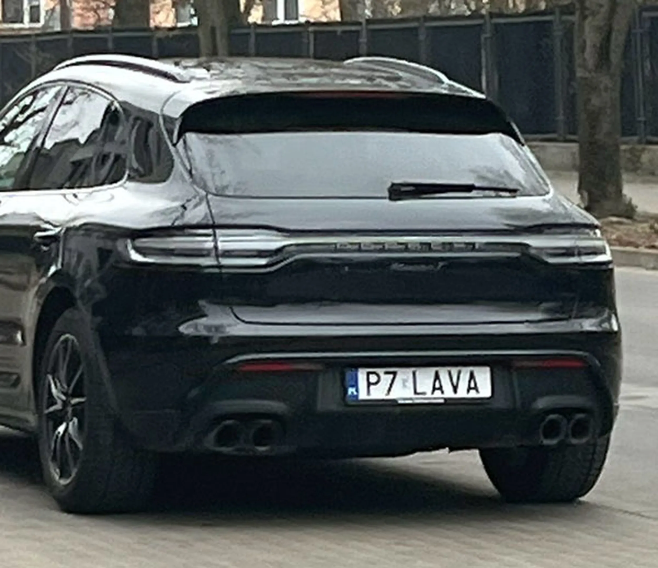 Fajny numer, blacha P7 LAVA