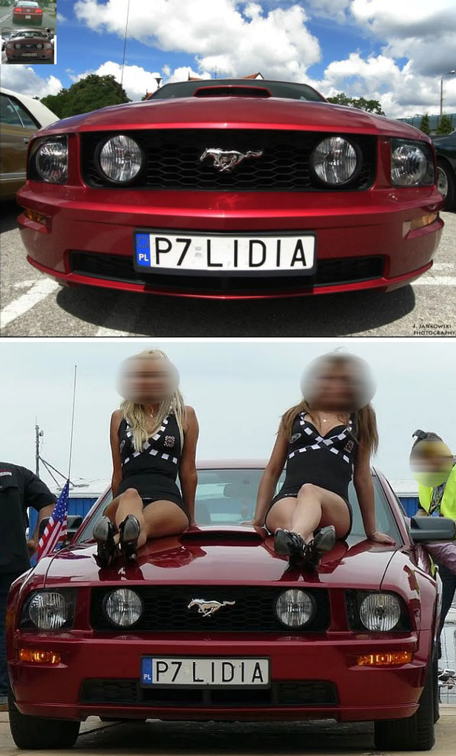 Fajny numer, blacha P7 LIDIA