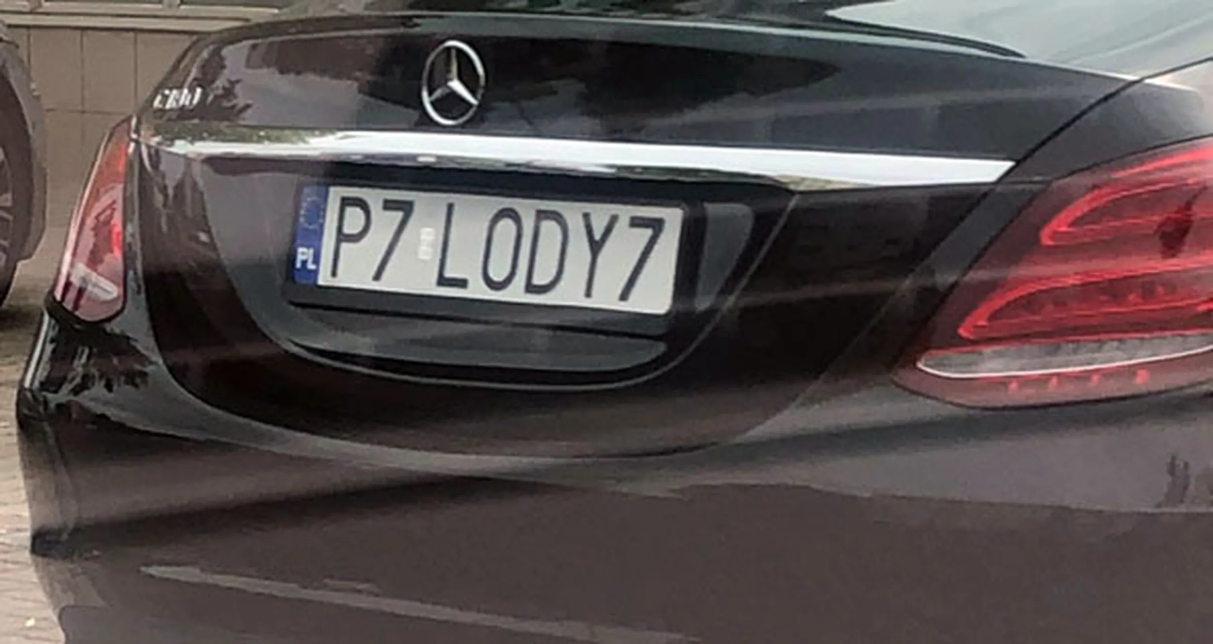 Fajny numer, blacha P7 LODY7