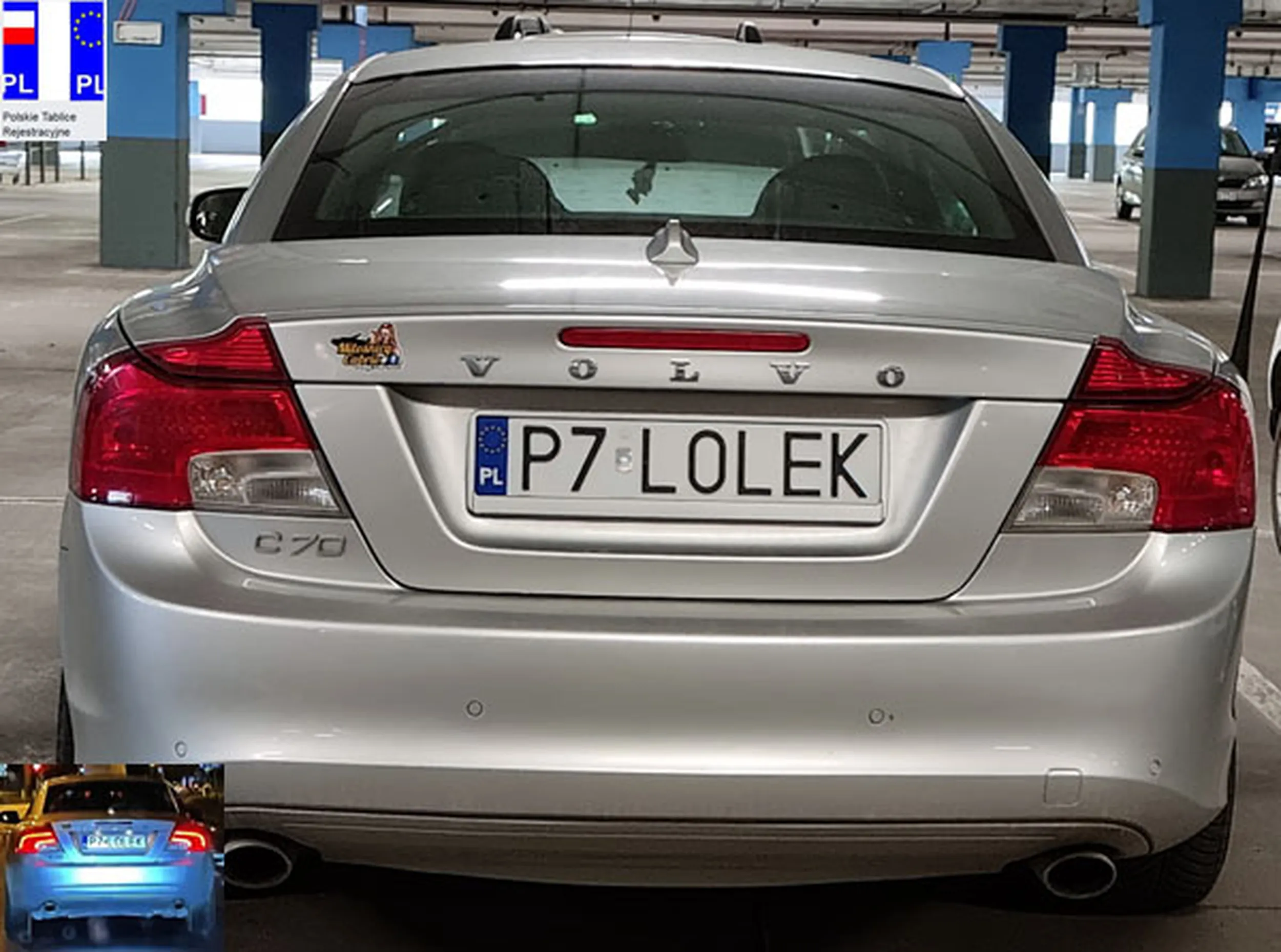 Fajny numer, blacha P7 LOLEK